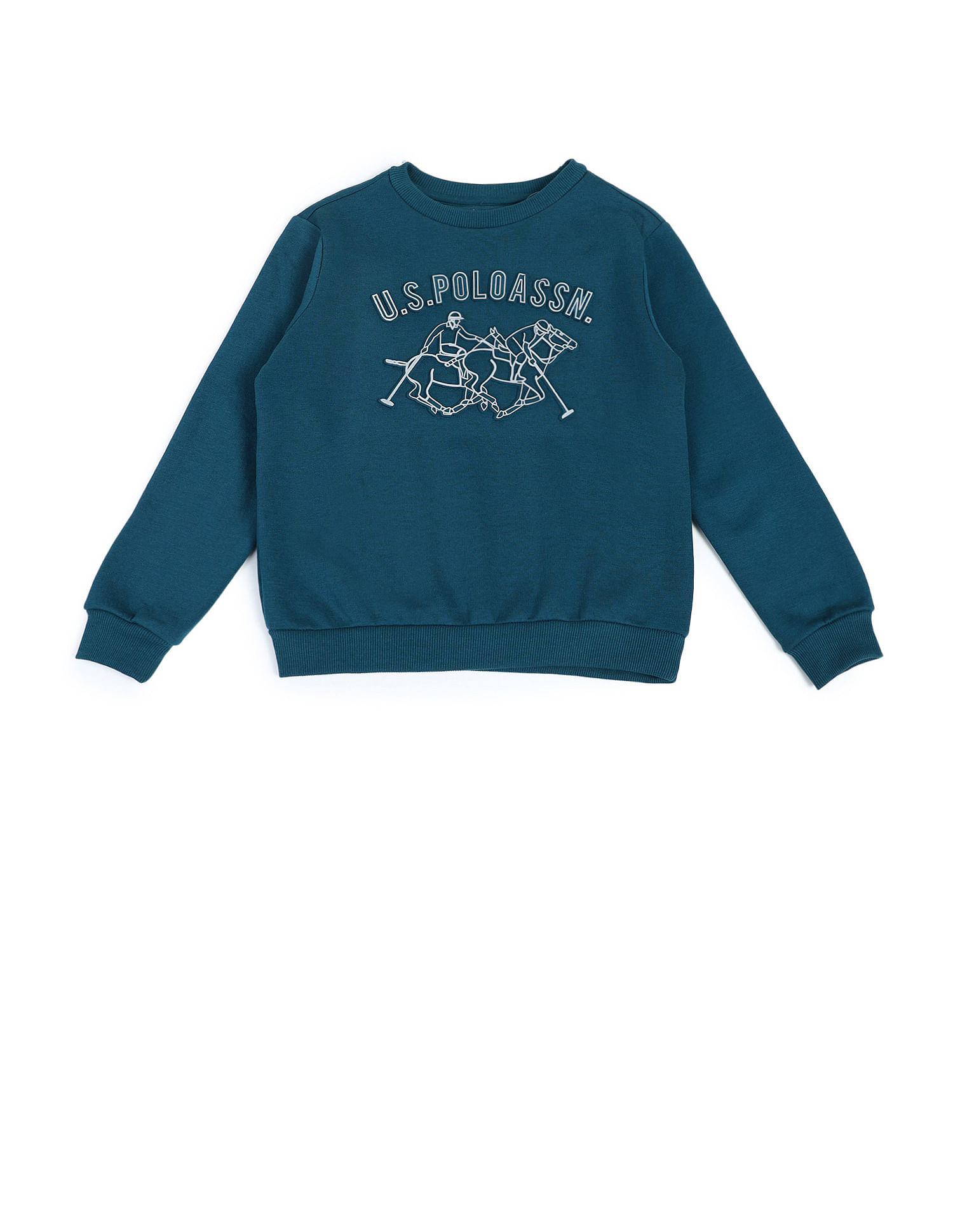 U.S. Polo Assn. Kids Boys Brand Printed Sweatshirt
