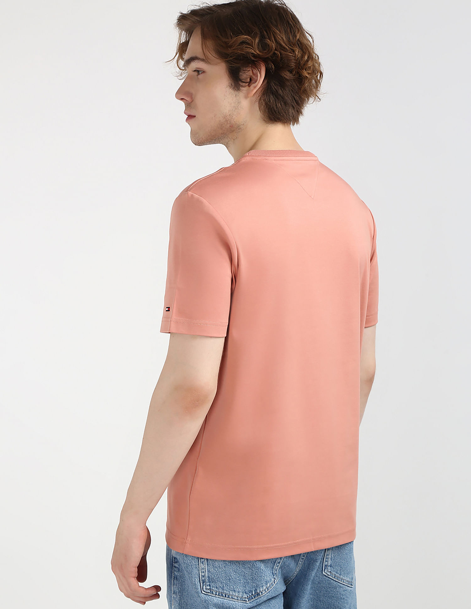 Buy Tommy Hilfiger Flag Roundle Embossed T-Shirt - NNNOW.com