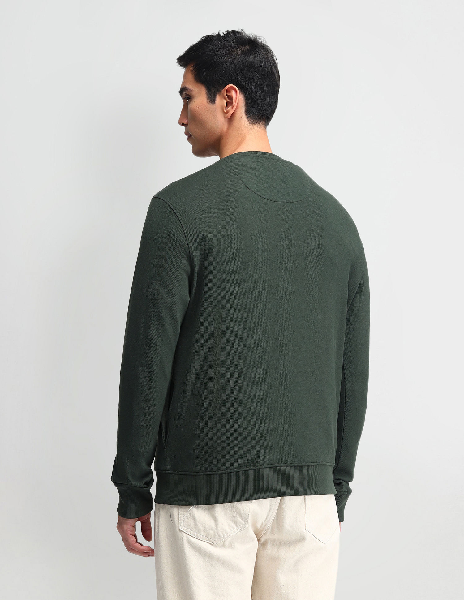 Arrow Sport Brand Printed Regular Fit Sweatshirt