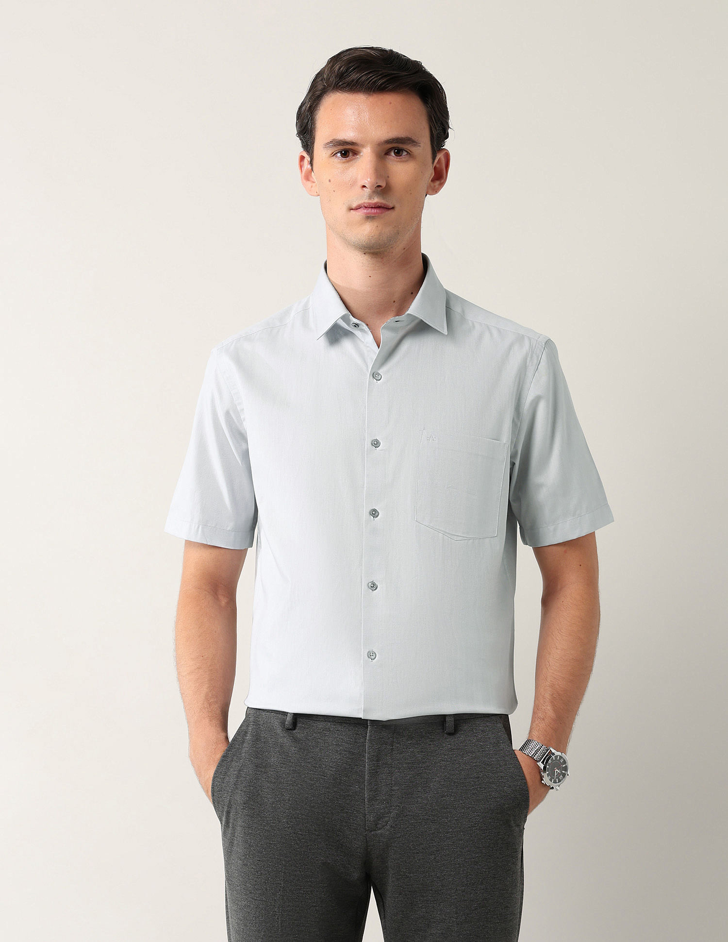 Arrow Liberty Classic Fit Pure Cotton Shirt