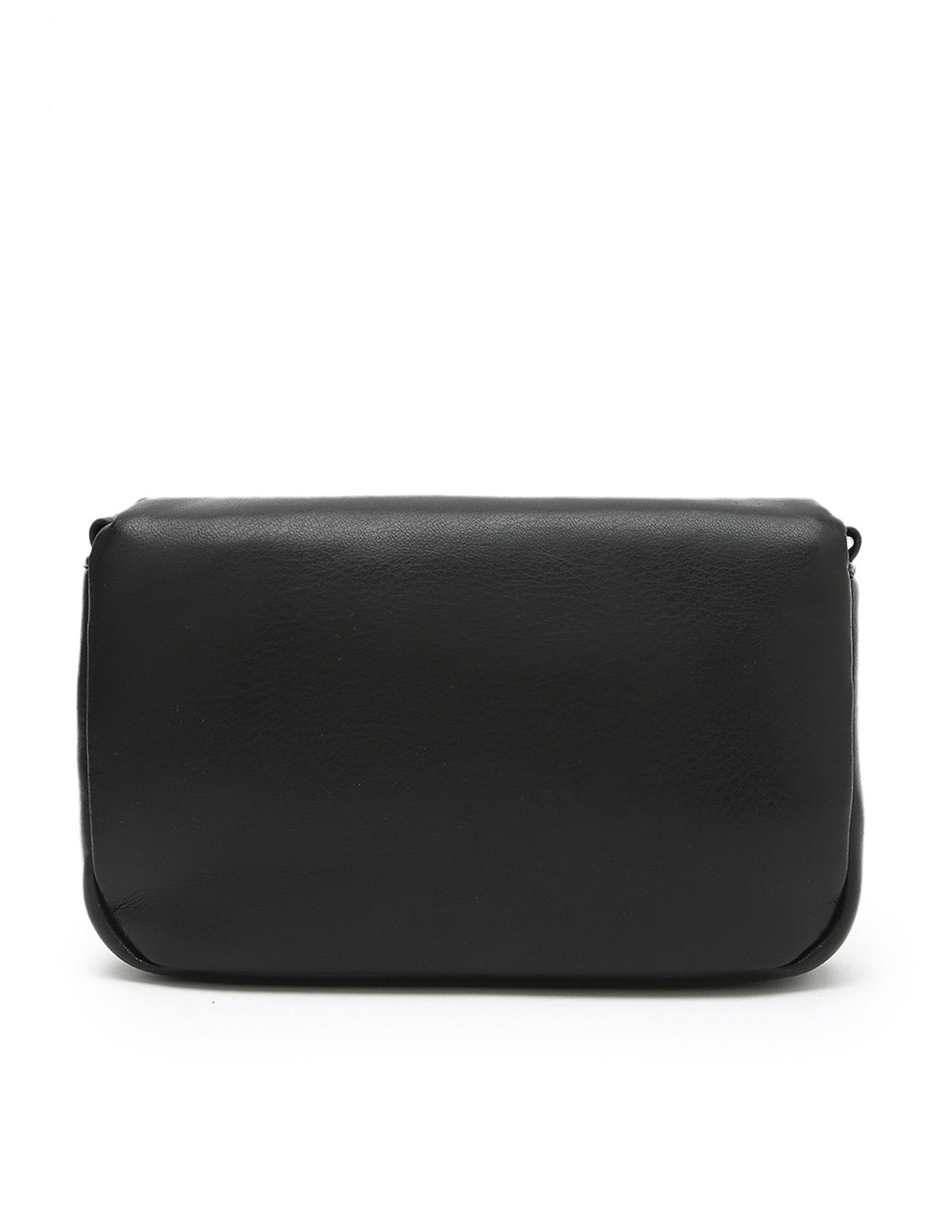 Tommy Hilfiger Solid Black Pu Sling Bag