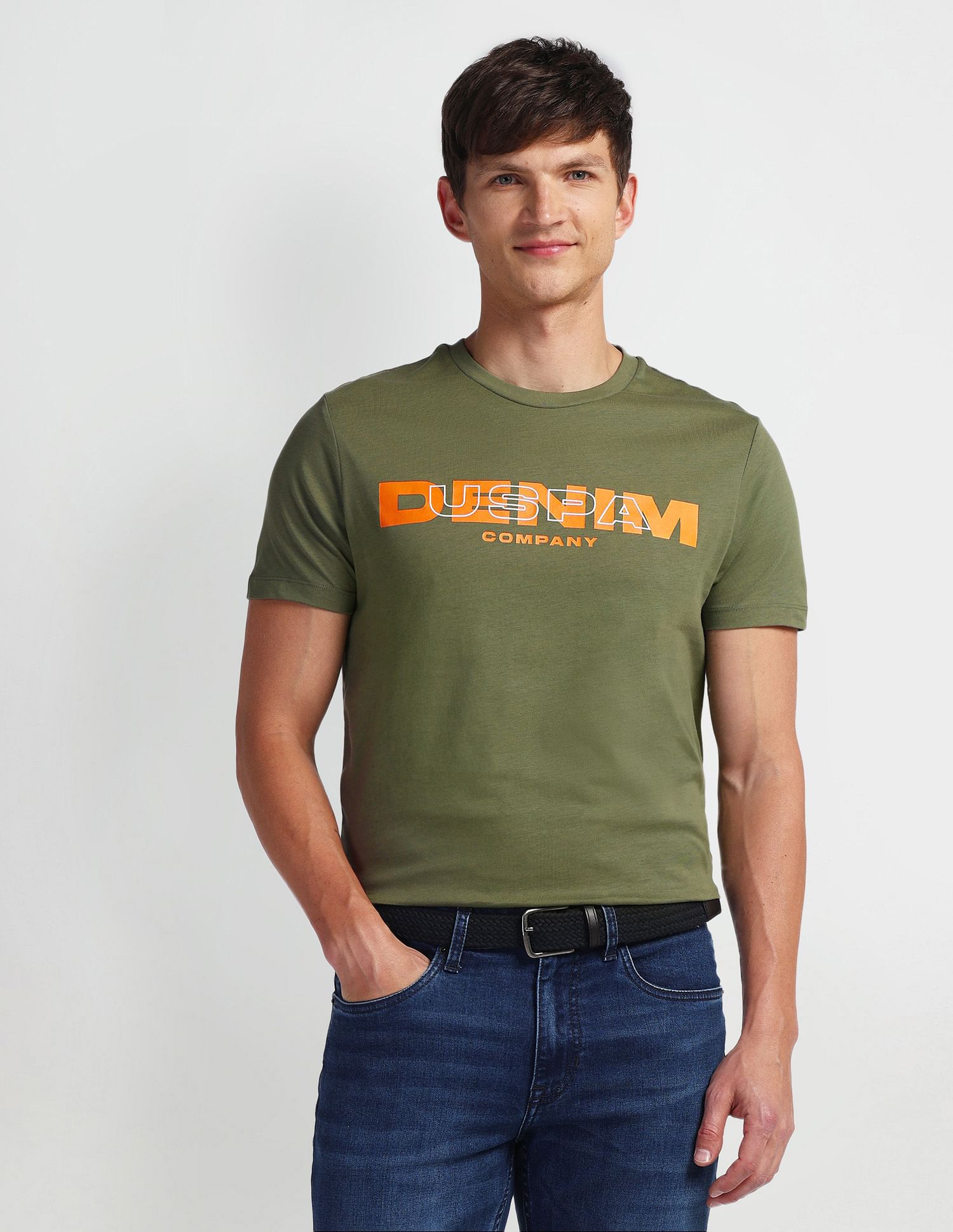 U.S. Polo Assn. Denim Co. Brand Print Muscle Fit T-Shirt
