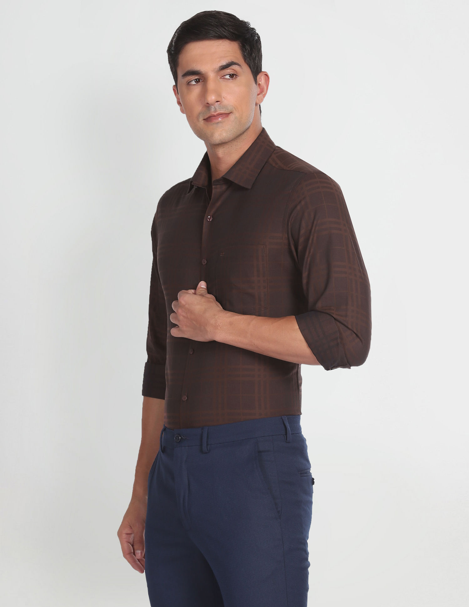 Arrow Tartan Check Pure Cotton Shirt