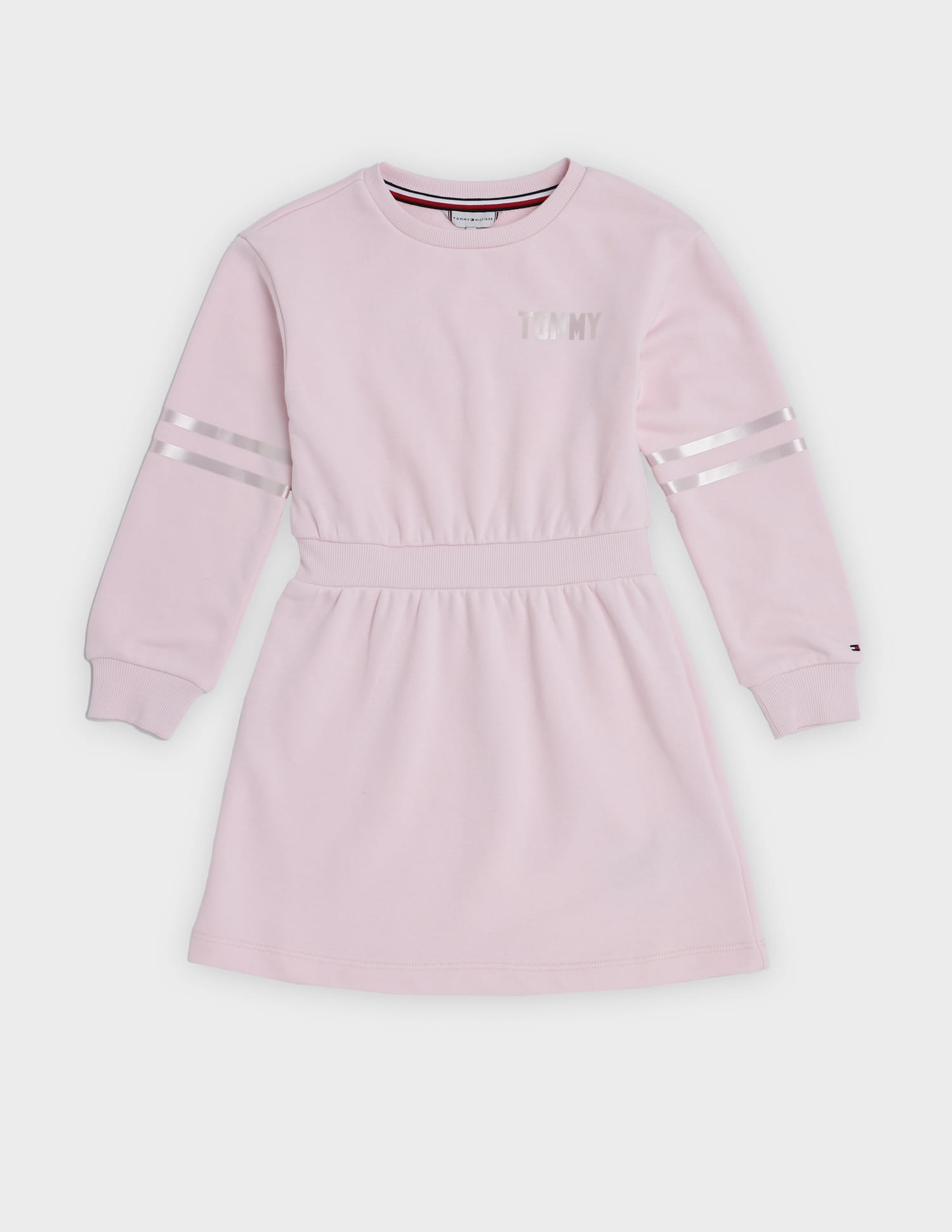 Buy Tommy Hilfiger Kids Girls Cotton Crew Neck A-Line Dress