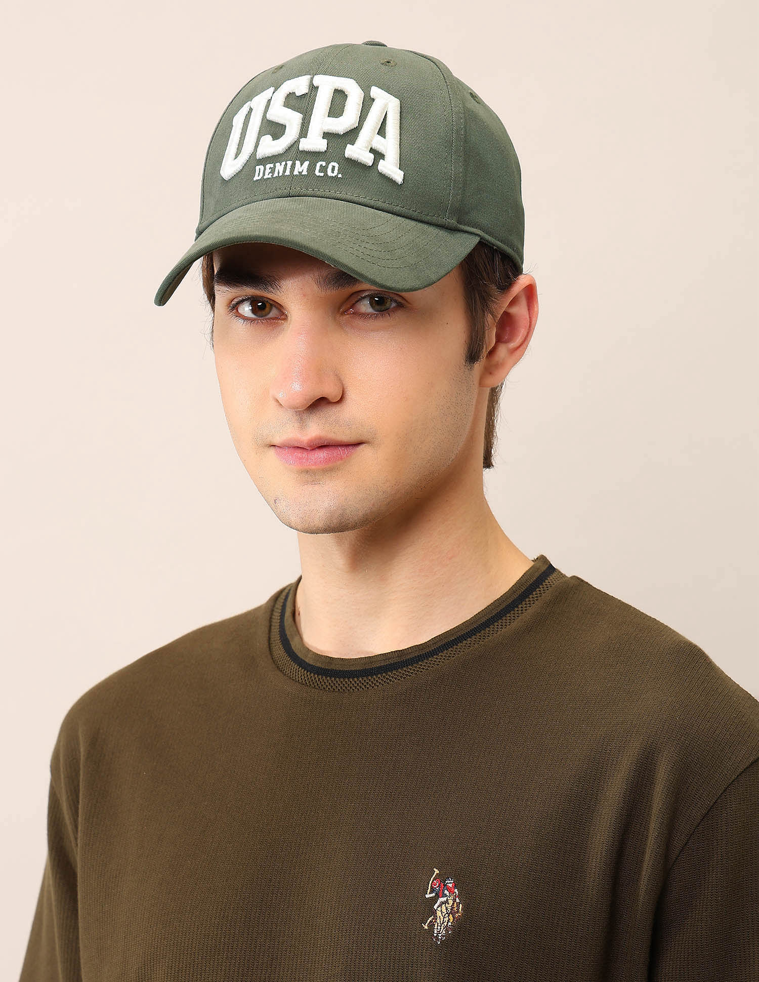 U.S. Polo Assn. Denim Co. Brand Embroidered Twill Cap