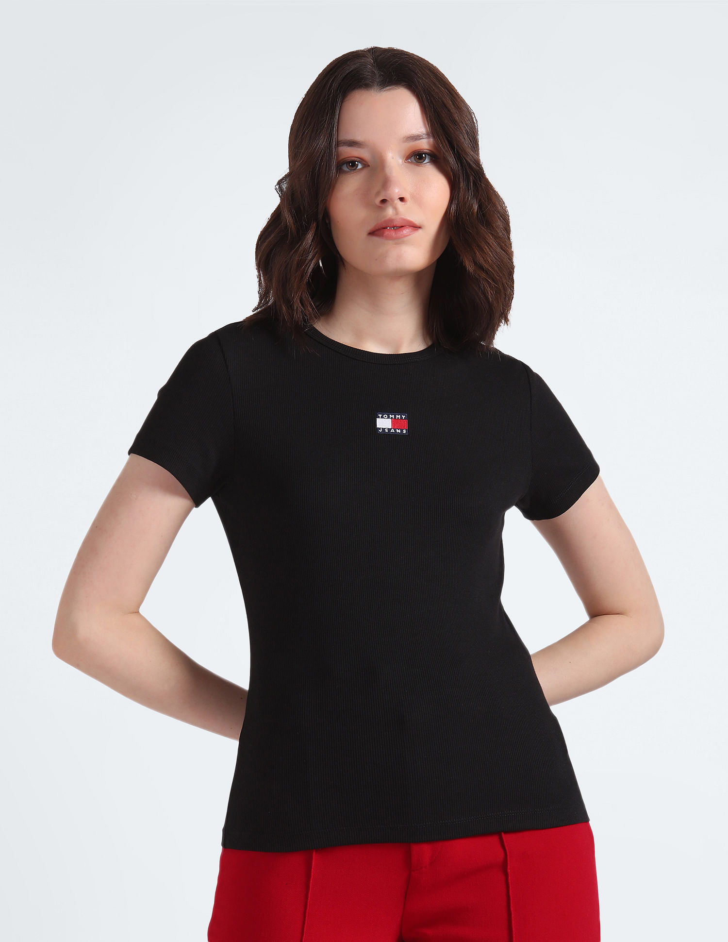 Tommy Hilfiger Slim Fit Logo Badge T-Shirt