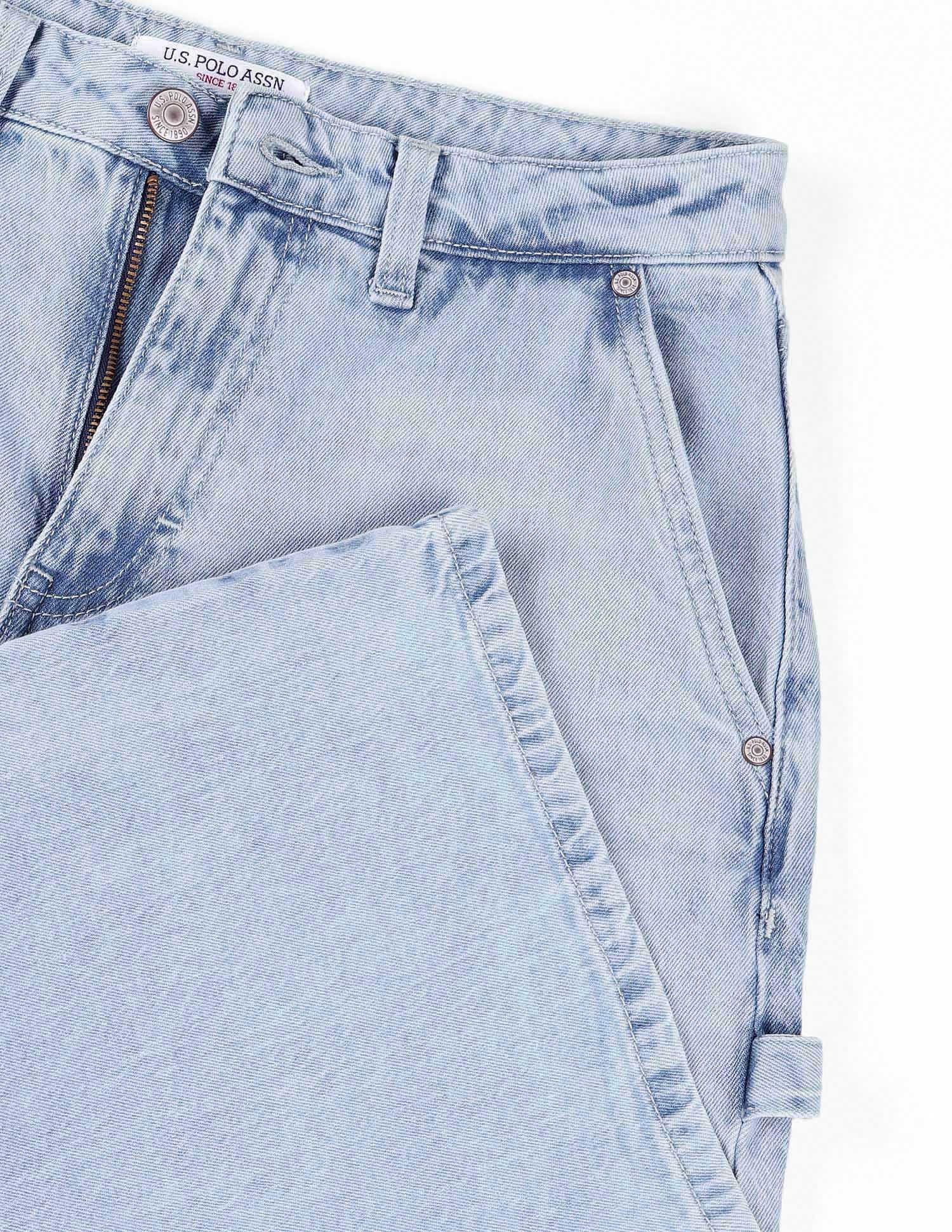 U.S. Polo Assn. Women High Rise Ultra Wide Leg Jeans