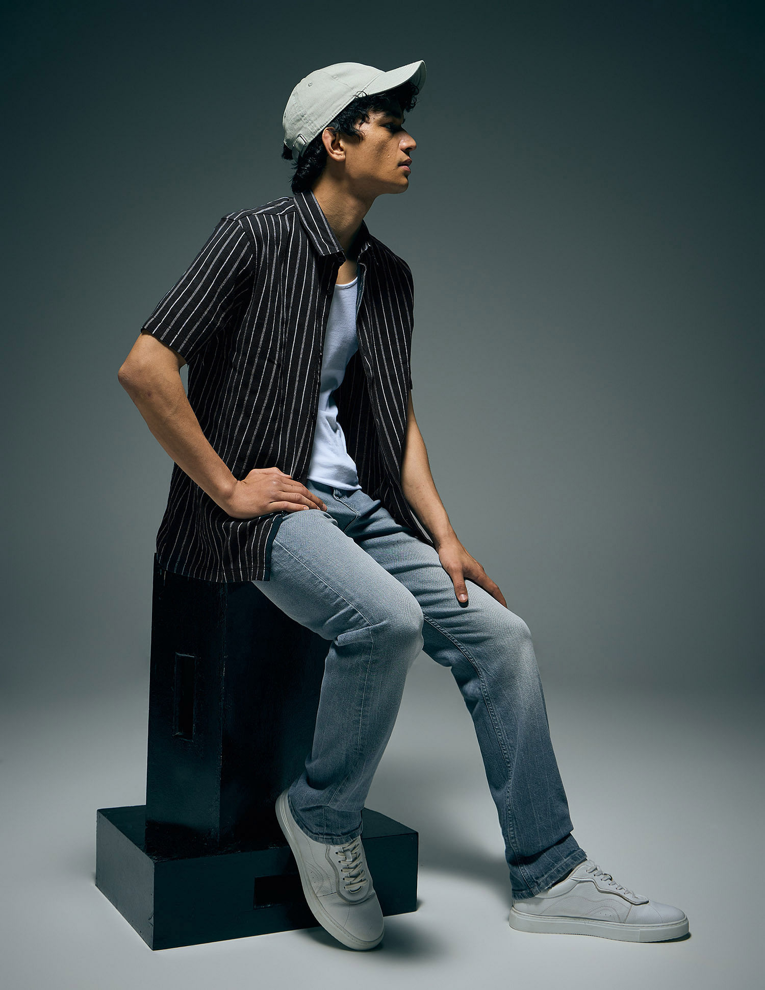 Flying Machine Vertical Striped Original Shirt
