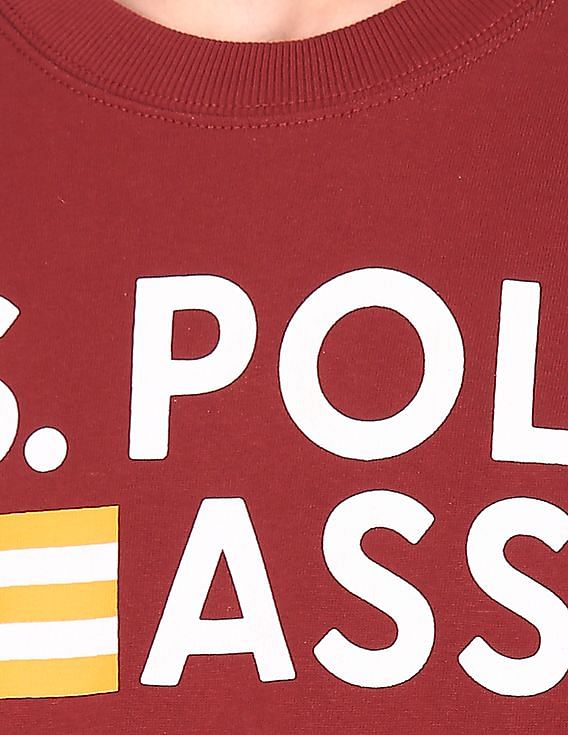 U.S. Polo Assn. Denim Co. Crew Neck Brand Print Sweatshirt