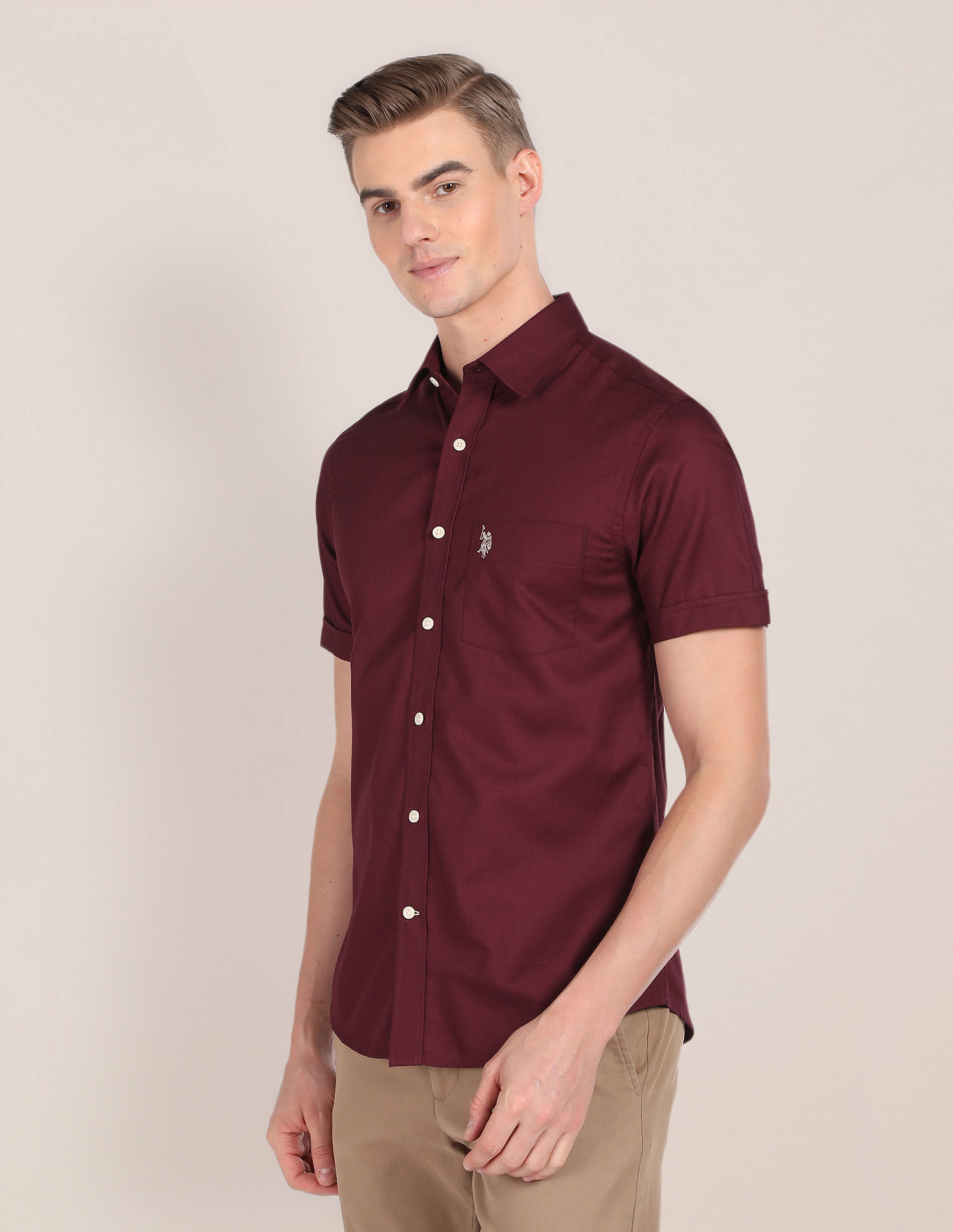 U.S. Polo Assn. Short Sleeve Solid Shirt