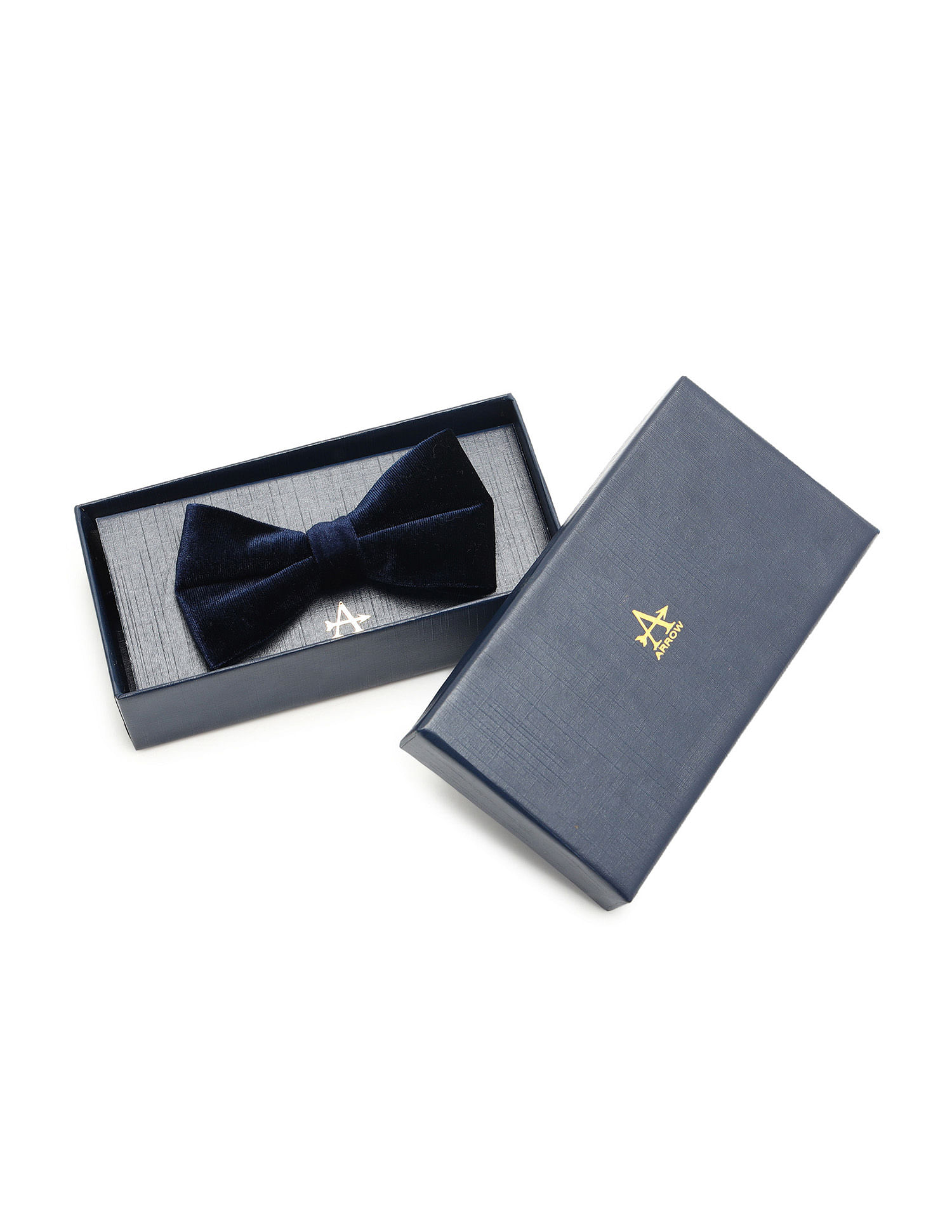 Arrow Men Pre Tied Velvet Bow Tie