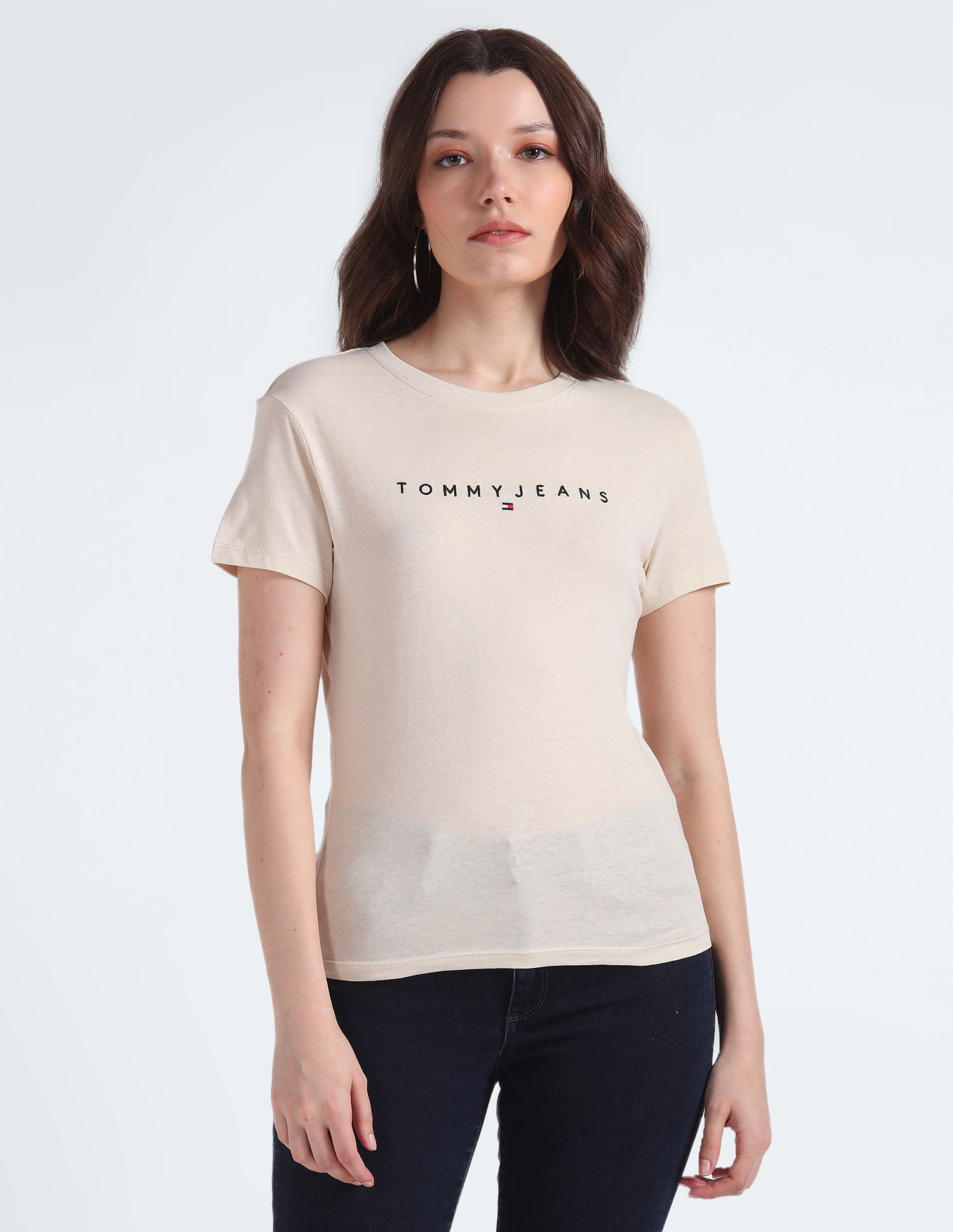 Tommy Hilfiger Slim Fit Linear Logo T-Shirt