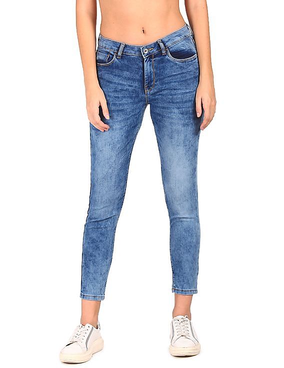 Flying Machine Women Veronica Skinny Fit Mid Rise Jeans