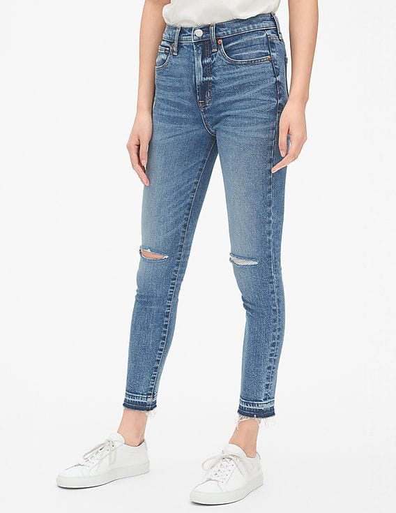 gap jeans ripped