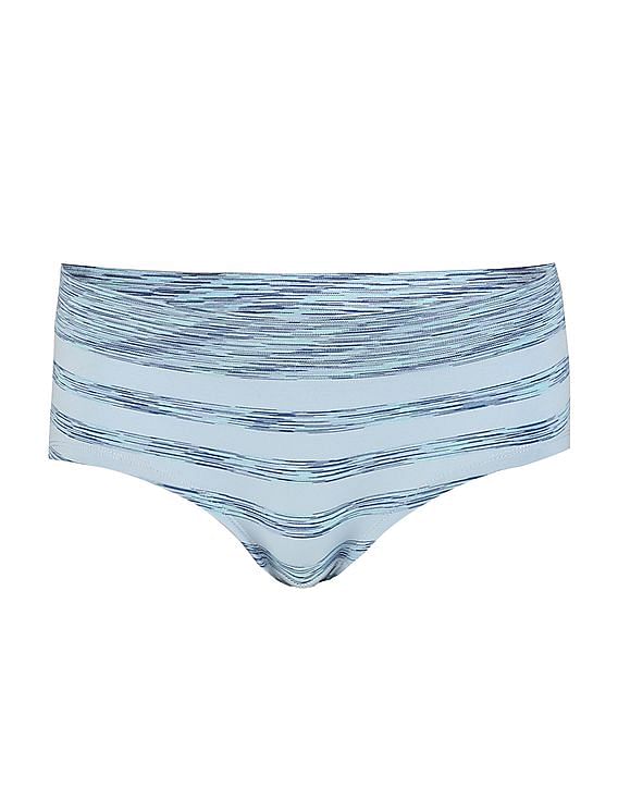 Aeropostale Space Dye Striped Seamless Boyshorts
