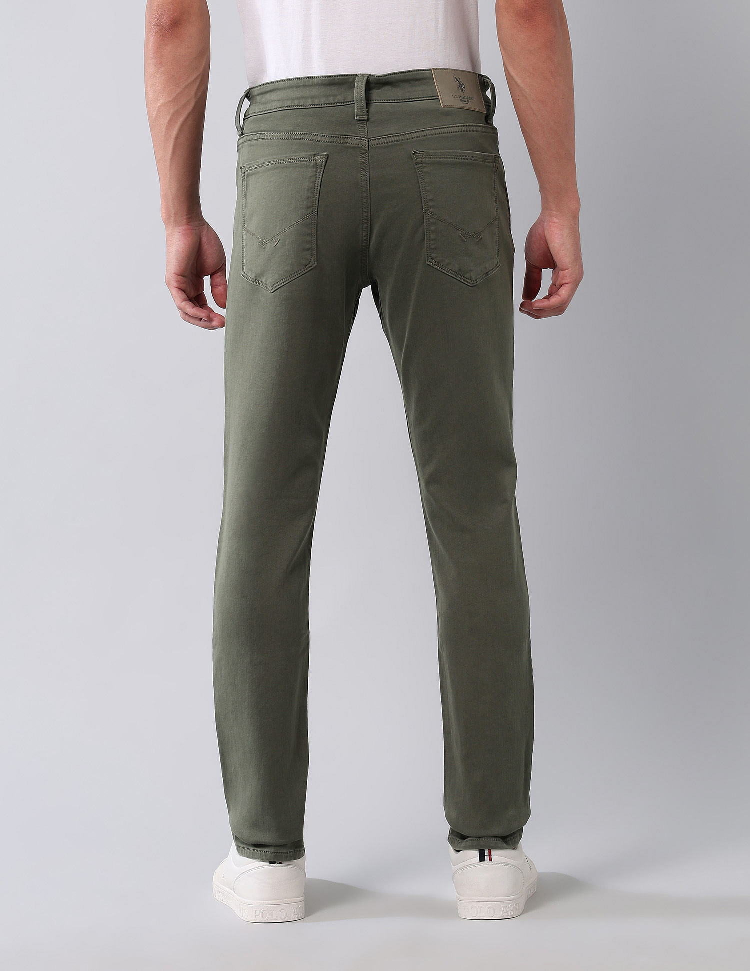U.S. Polo Assn. Denim Co. Brandon Slim Tapered Fit Green Jeans