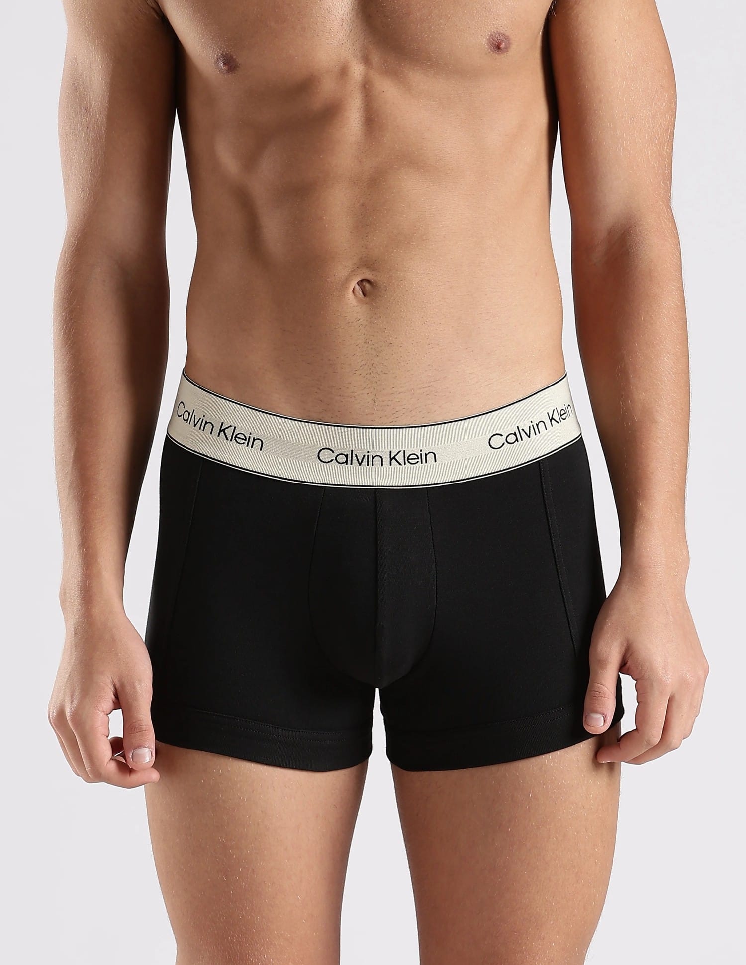 Buy Calvin Klein Underwear Solid Multi Low Rise Trunks Pack Of 