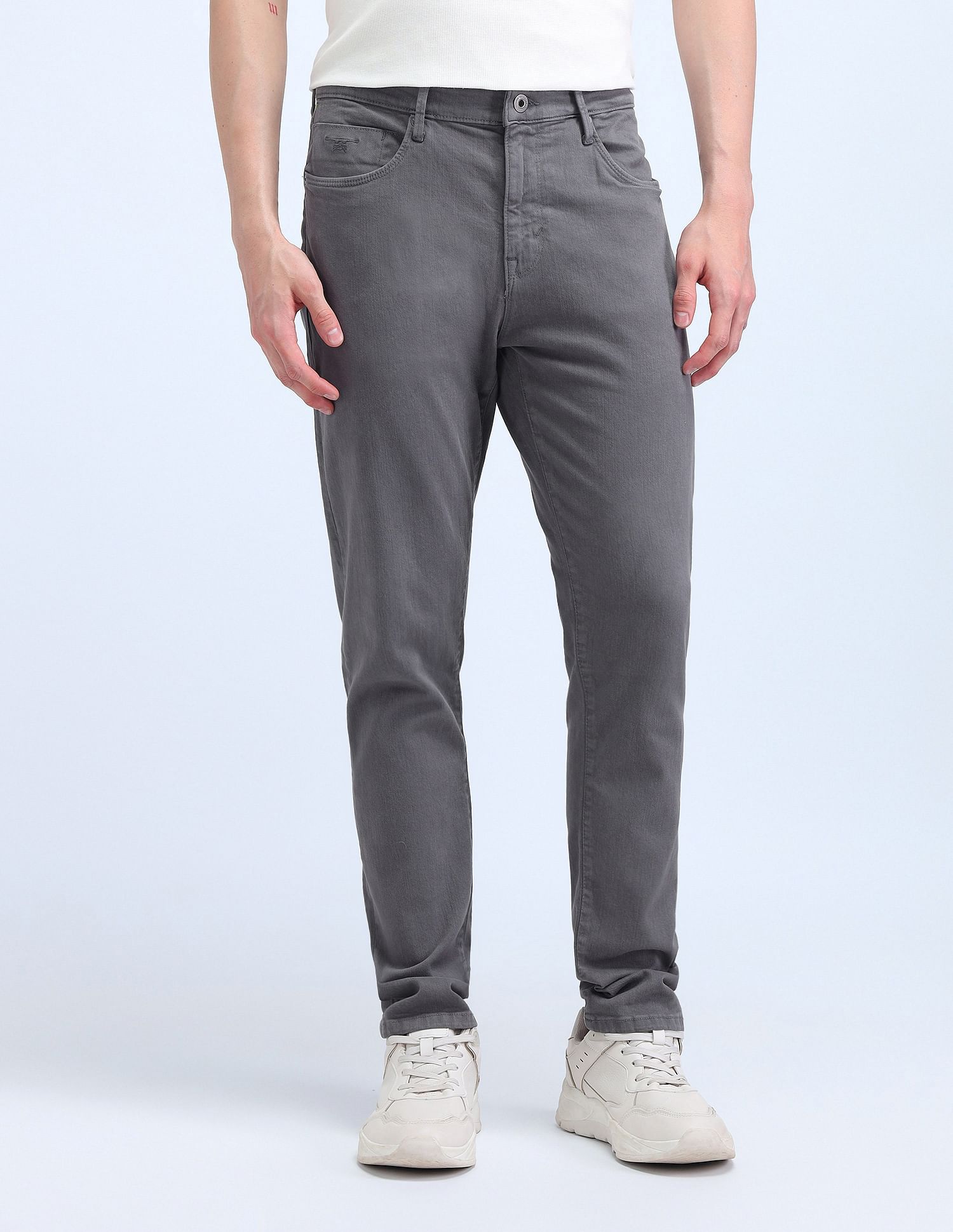 Flying Machine Mid Rise Slim Tapered Fit Jeans
