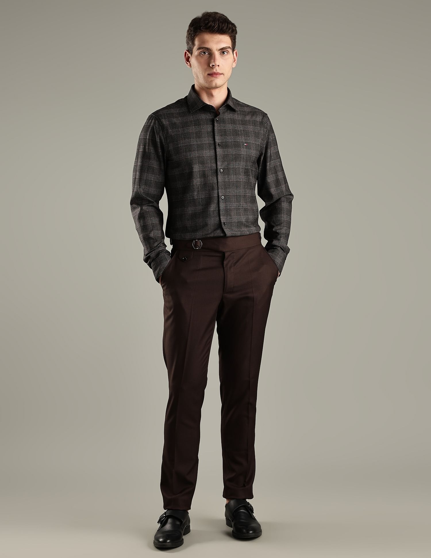 Tommy Hilfiger Checks Regular-Fit Cotton Shirt