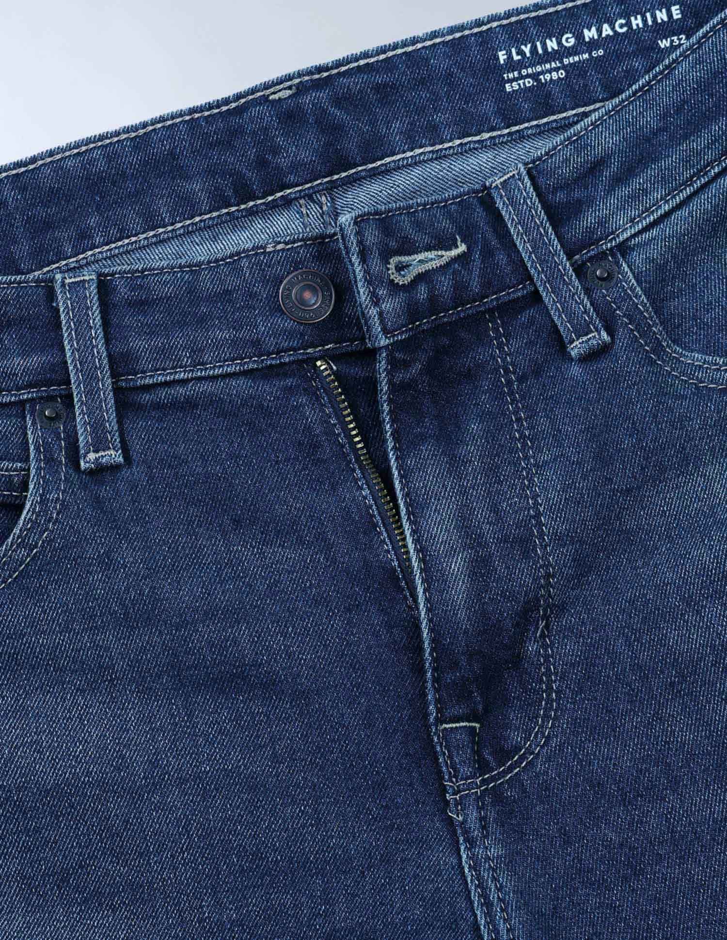 Flying Machine F-Jango Straight Fit Washed Jeans