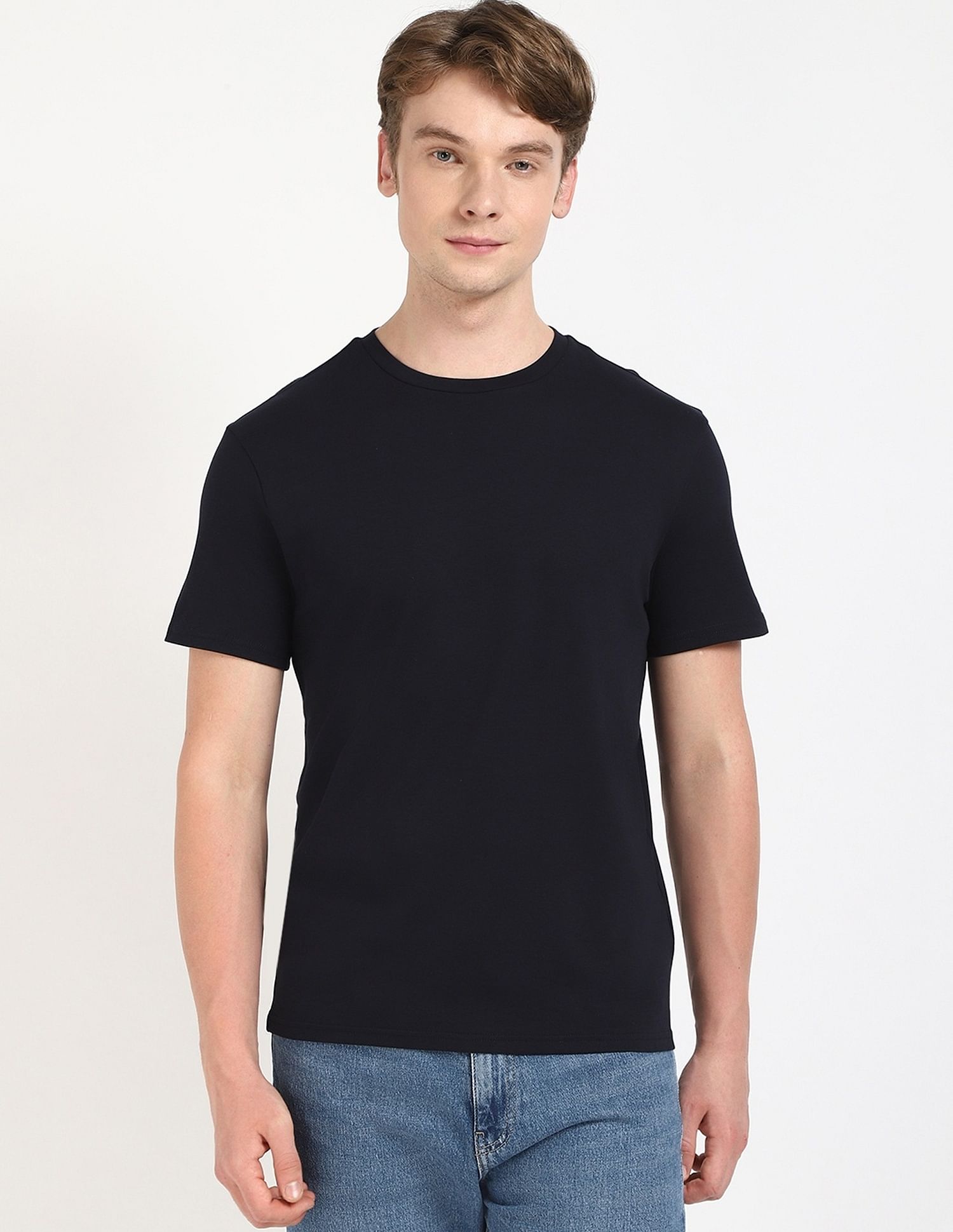 Tommy Hilfiger Solid Regular-Fit Cotton T-Shirt