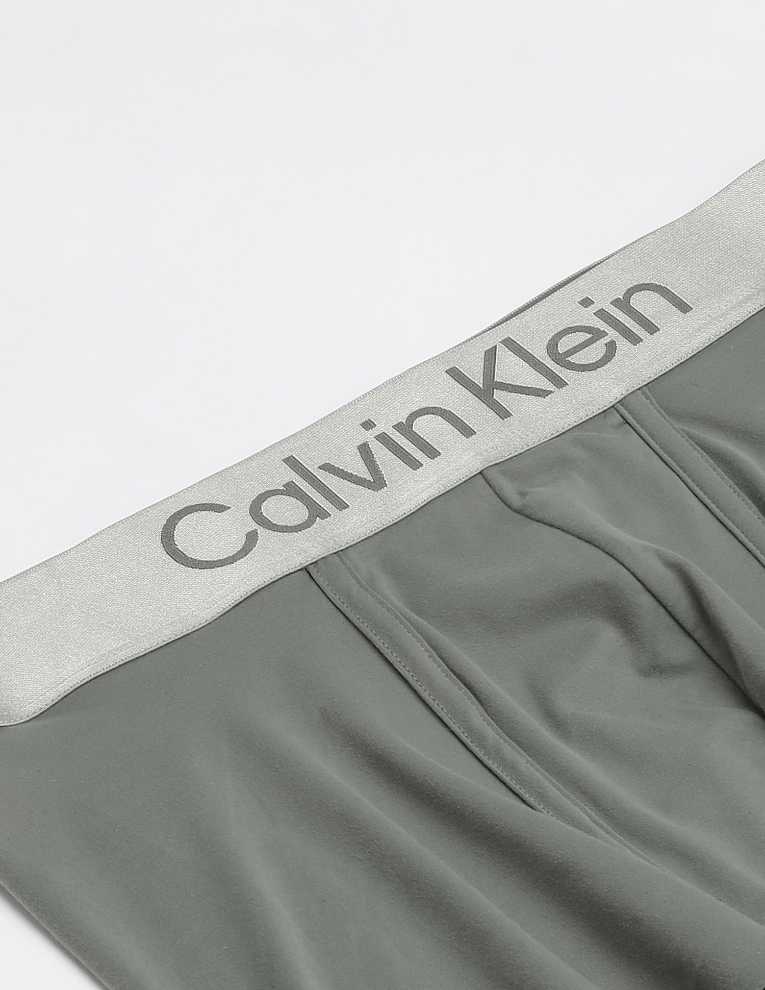 Calvin Klein Underwear Low Rise Solid Grey Trunks