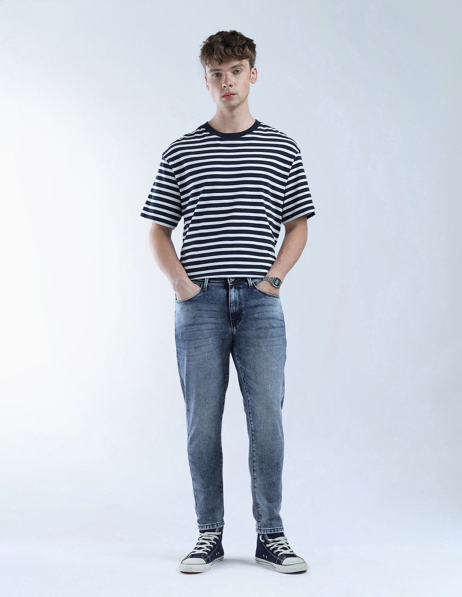 Flying Machine Mankle Relaxed Tapered Fit Authentic Signature Jeans