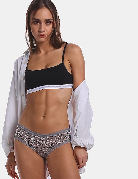 Buy Calvin Klein Underwear Women Multi-Colour Lace Hem Leopard Print  Hipster Panties - NNNOW.com