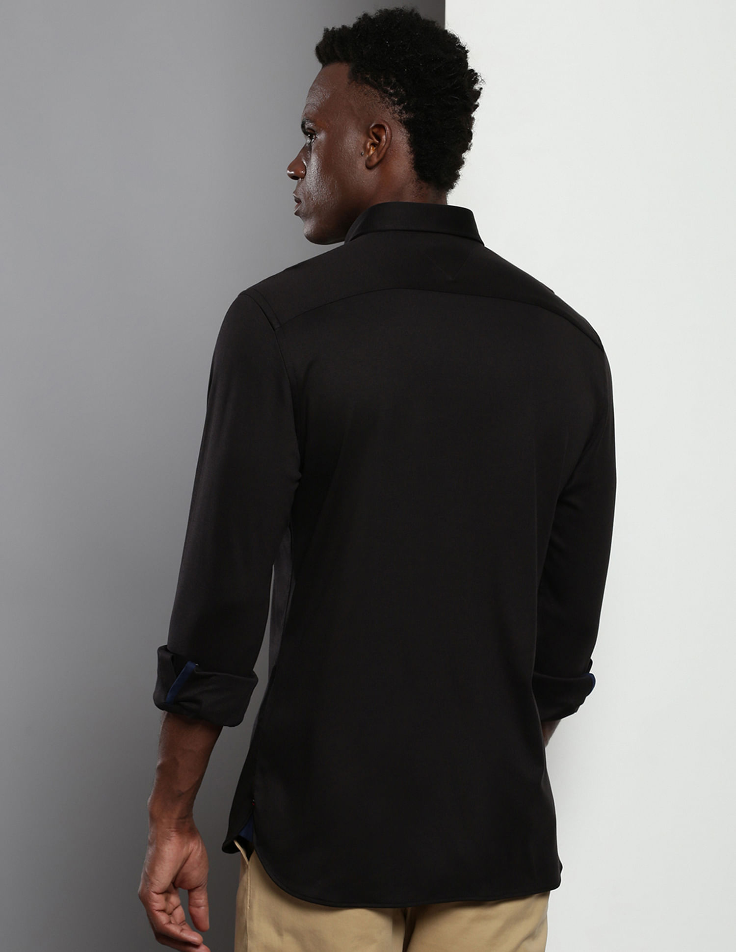 Tommy Hilfiger Interlock Knit Solid Shirt
