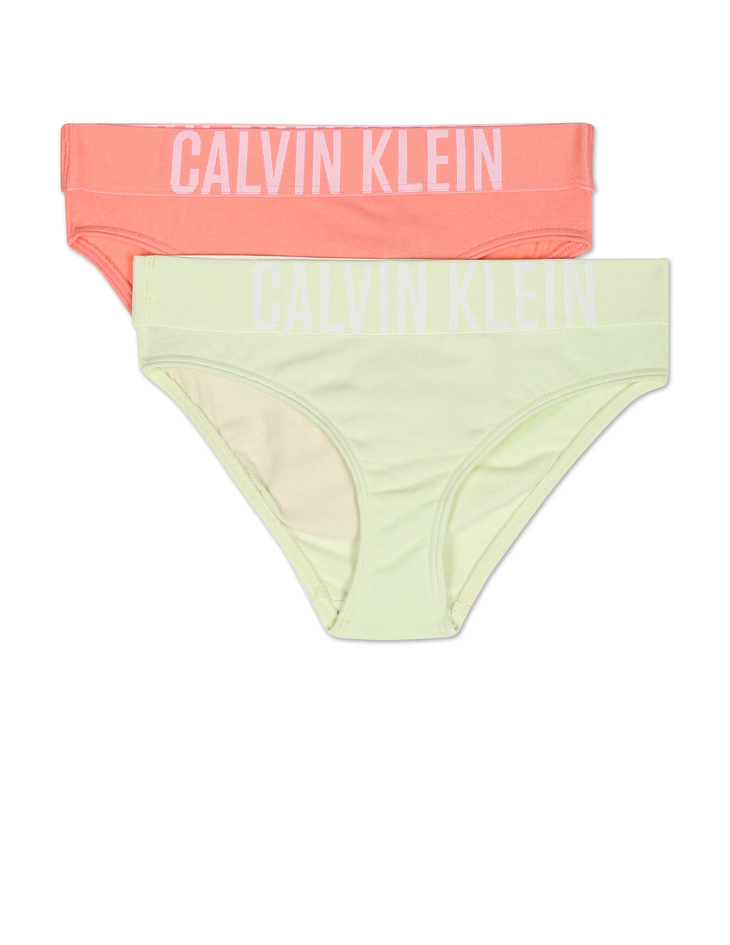 Buy Calvin Klein Underwear Low Rise Branded Waist Bikini Panties - Pack Of  3 - NNNOW.com