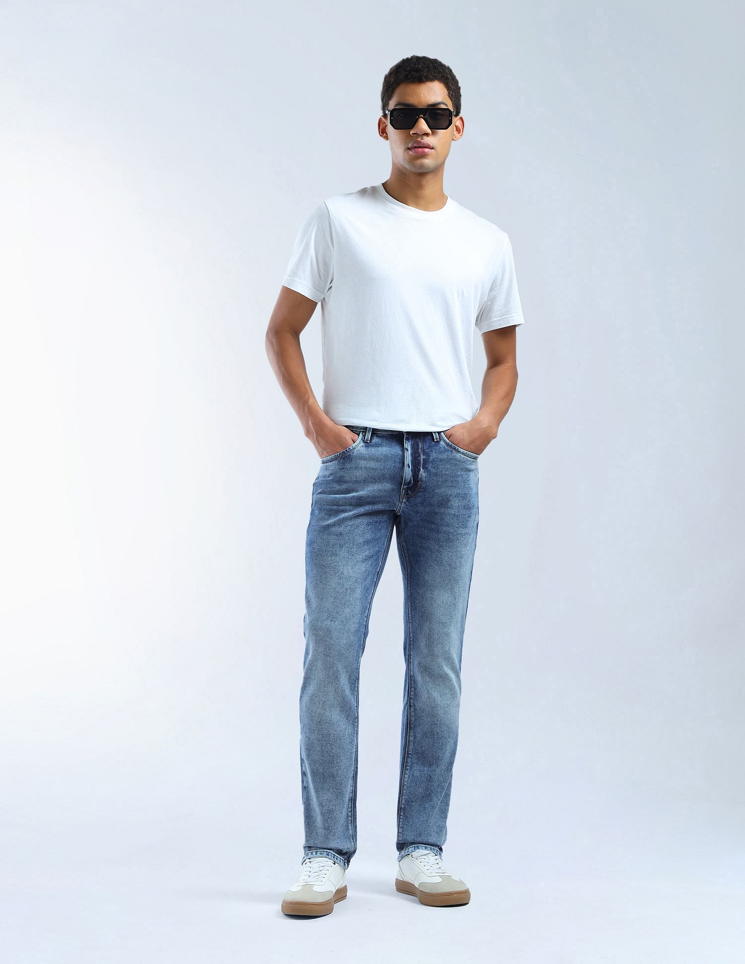 Flying Machine Freddie Slim Straight Fit Style Denim Jeans