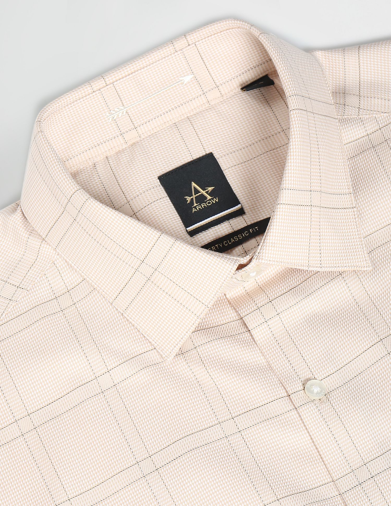 Arrow Auto Press Outline Check Shirt