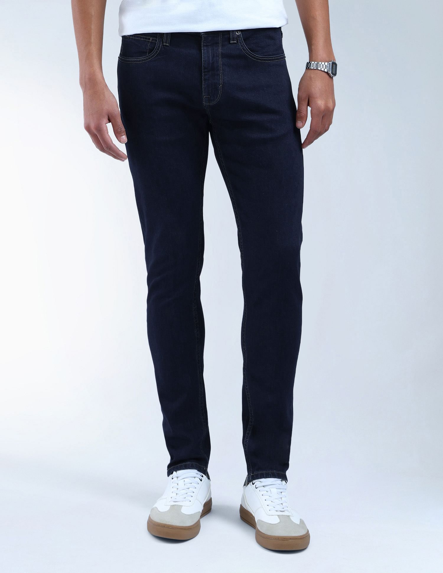 Flying Machine Slash Slim Tapered Fit Mrtf Jeans