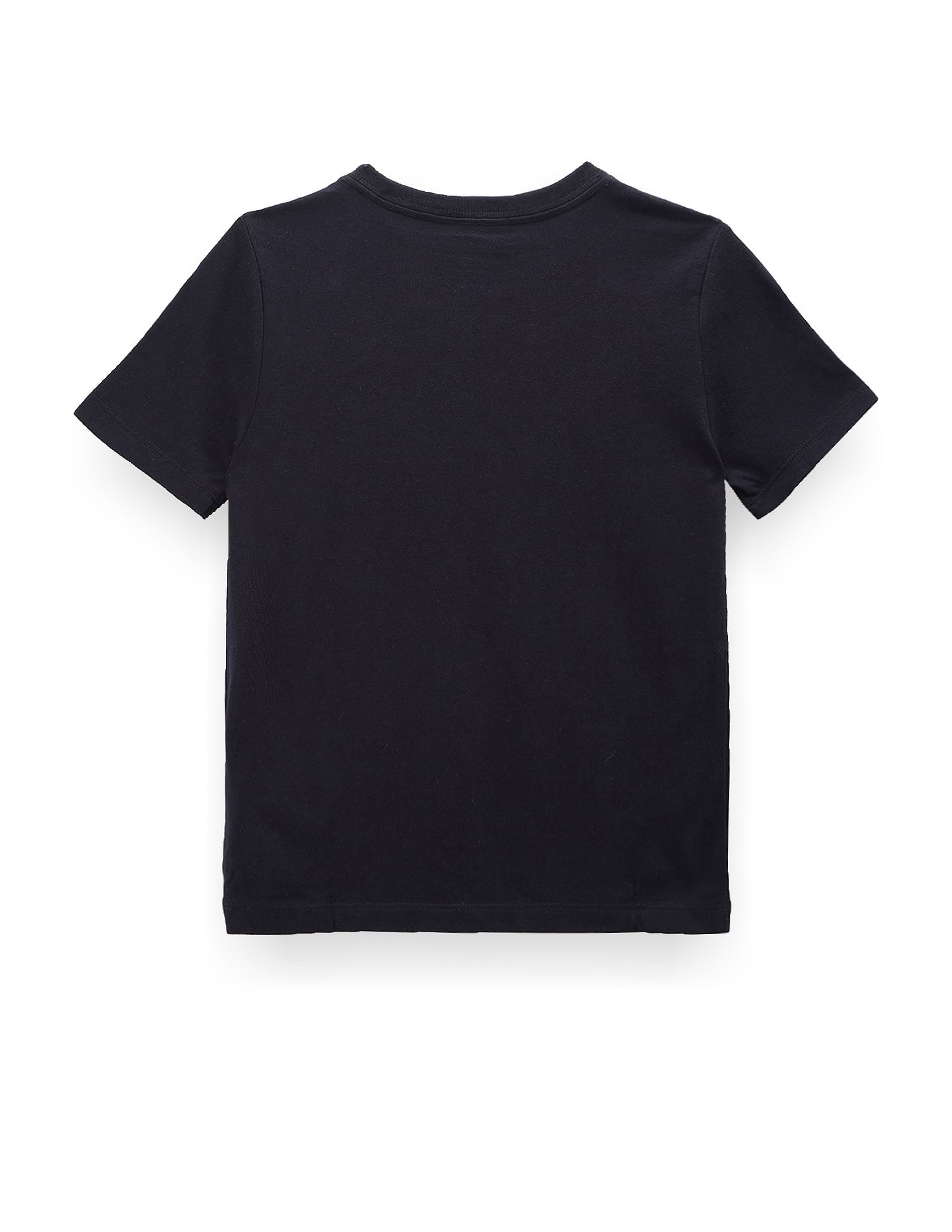 Tommy Hilfiger Kids Boys Cotton Solid T-Shirt