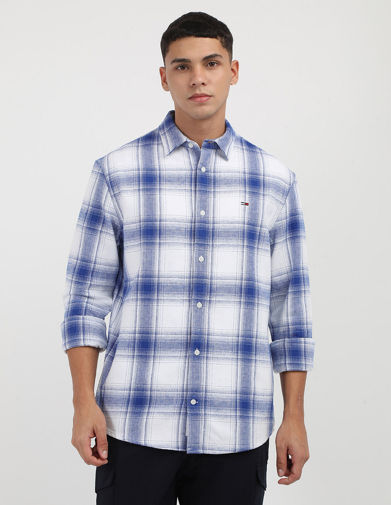 Tommy Hilfiger Tartan Check Flannel Cotton Shirt