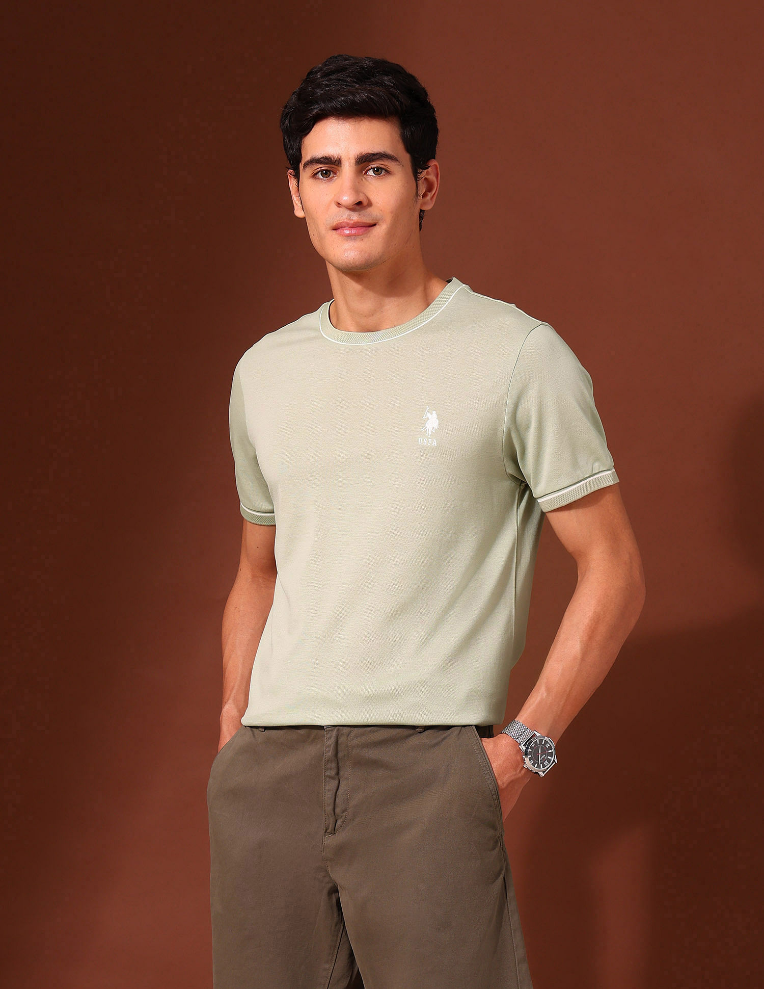 U.S. Polo Assn. Solid Pure Cotton Classic T-Shirt