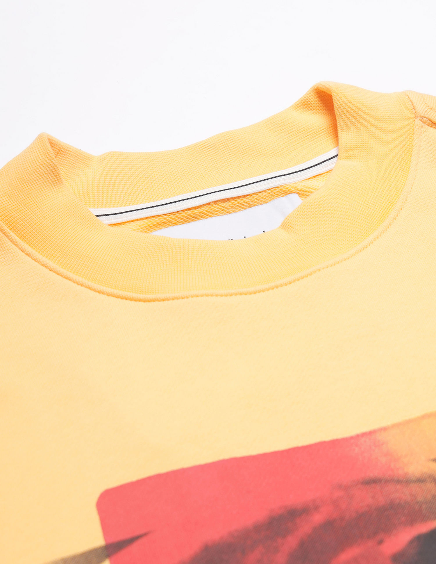 Calvin Klein Layered Photo Print Oversized Sweatshirt