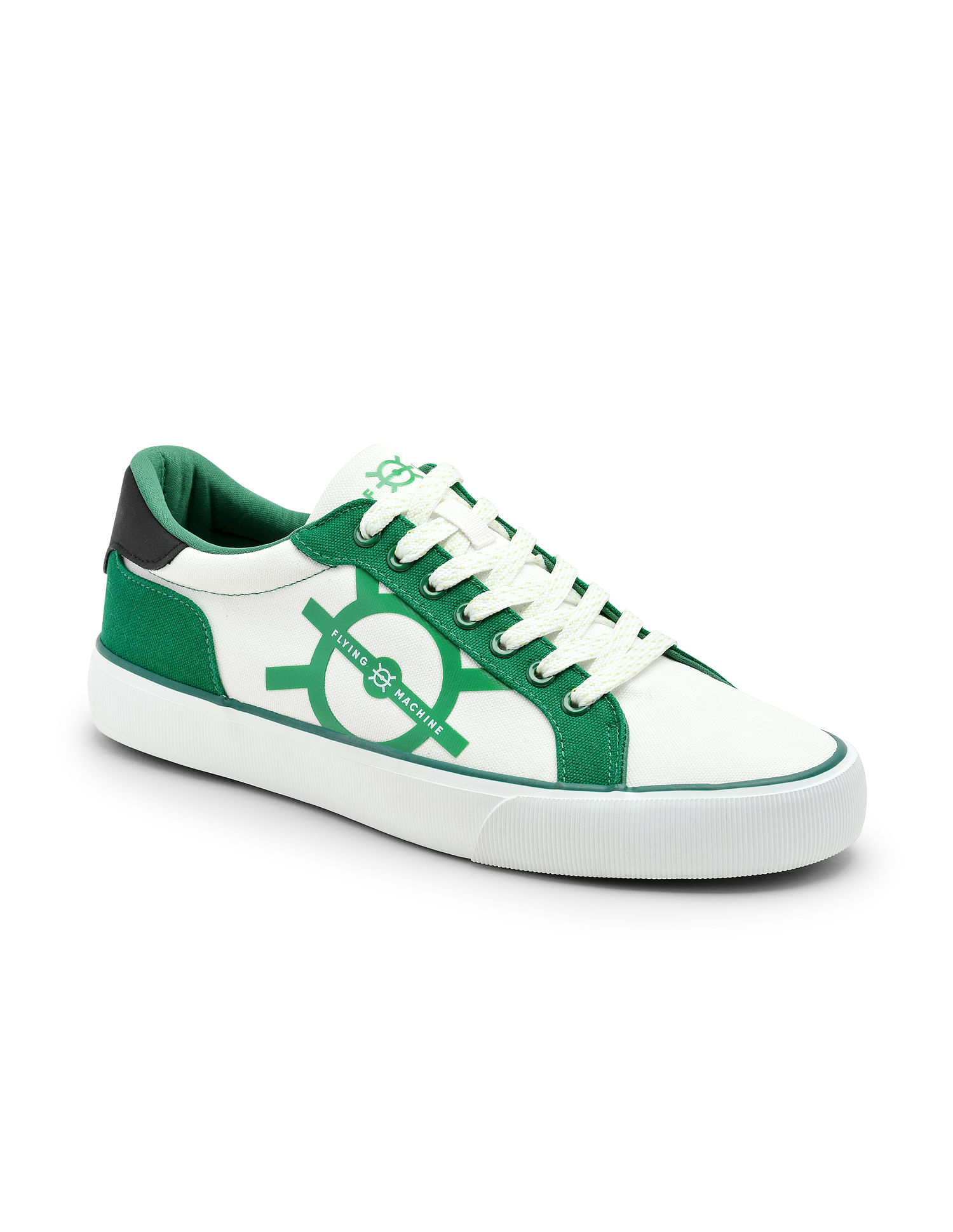 Flying Machine Men Printed Canvas Jaden Sneakers