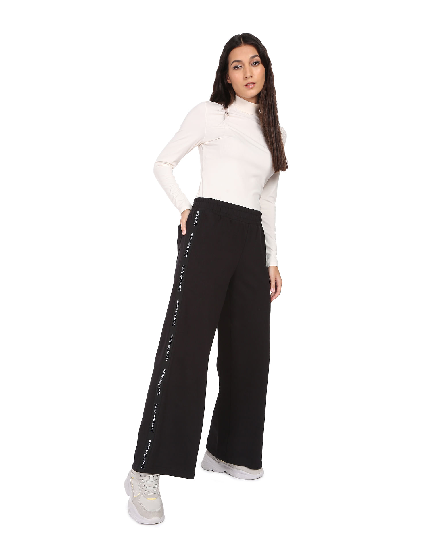 Calvin Klein Women's Size Straight-Leg Pant, Charcoal, 10 Petite at Amazon  Women's Clothing store