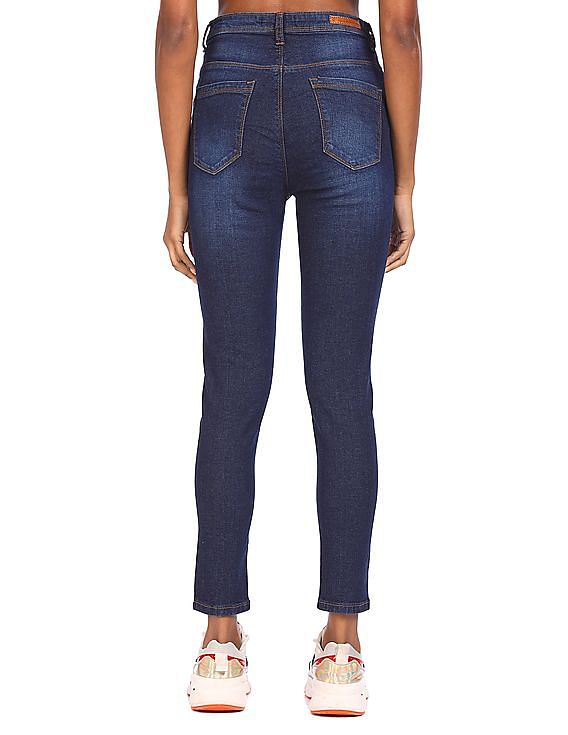 Flying Machine Women High-Rise Skinny Fit Jeans