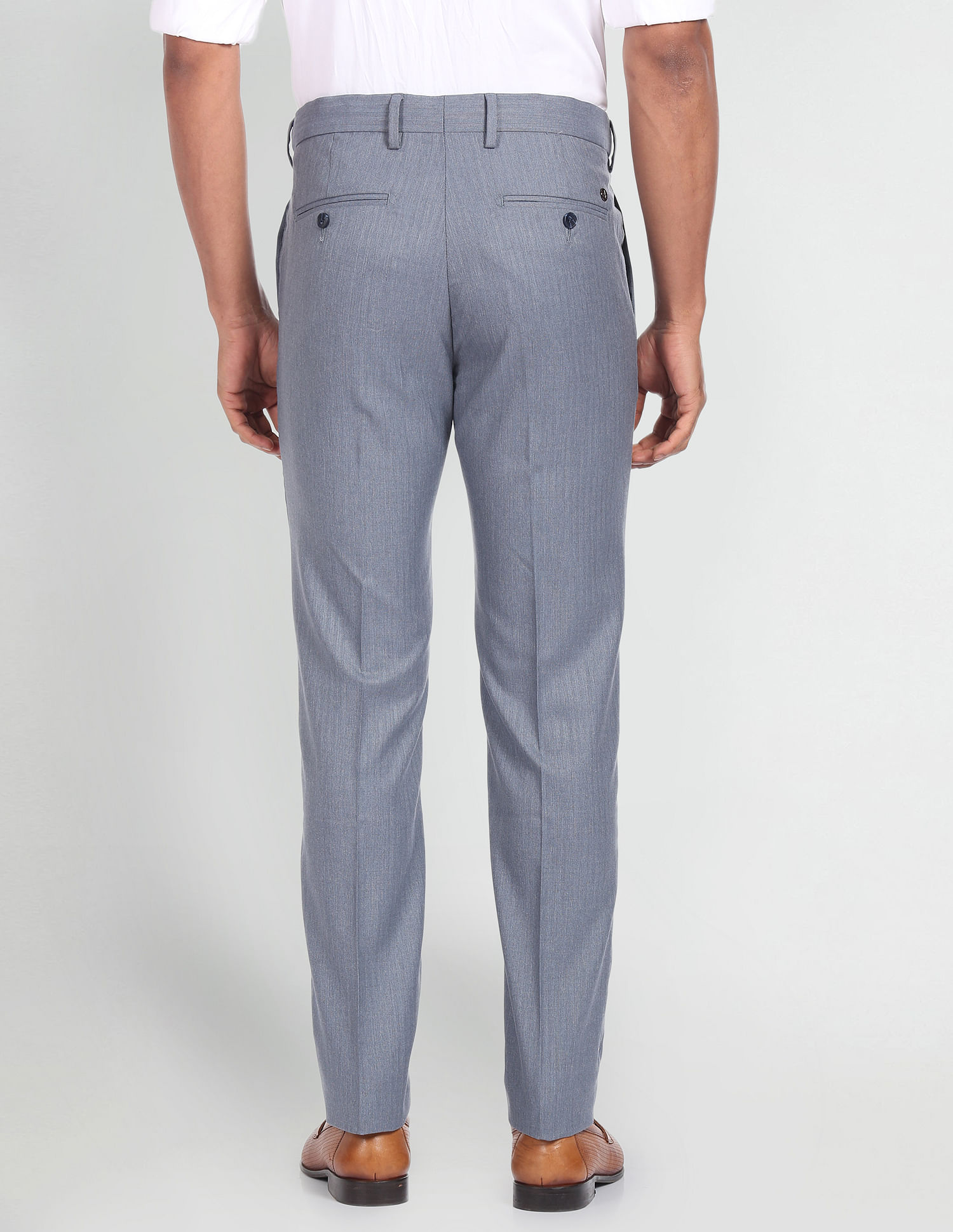 Arrow Vertical Stripe Twill Trousers