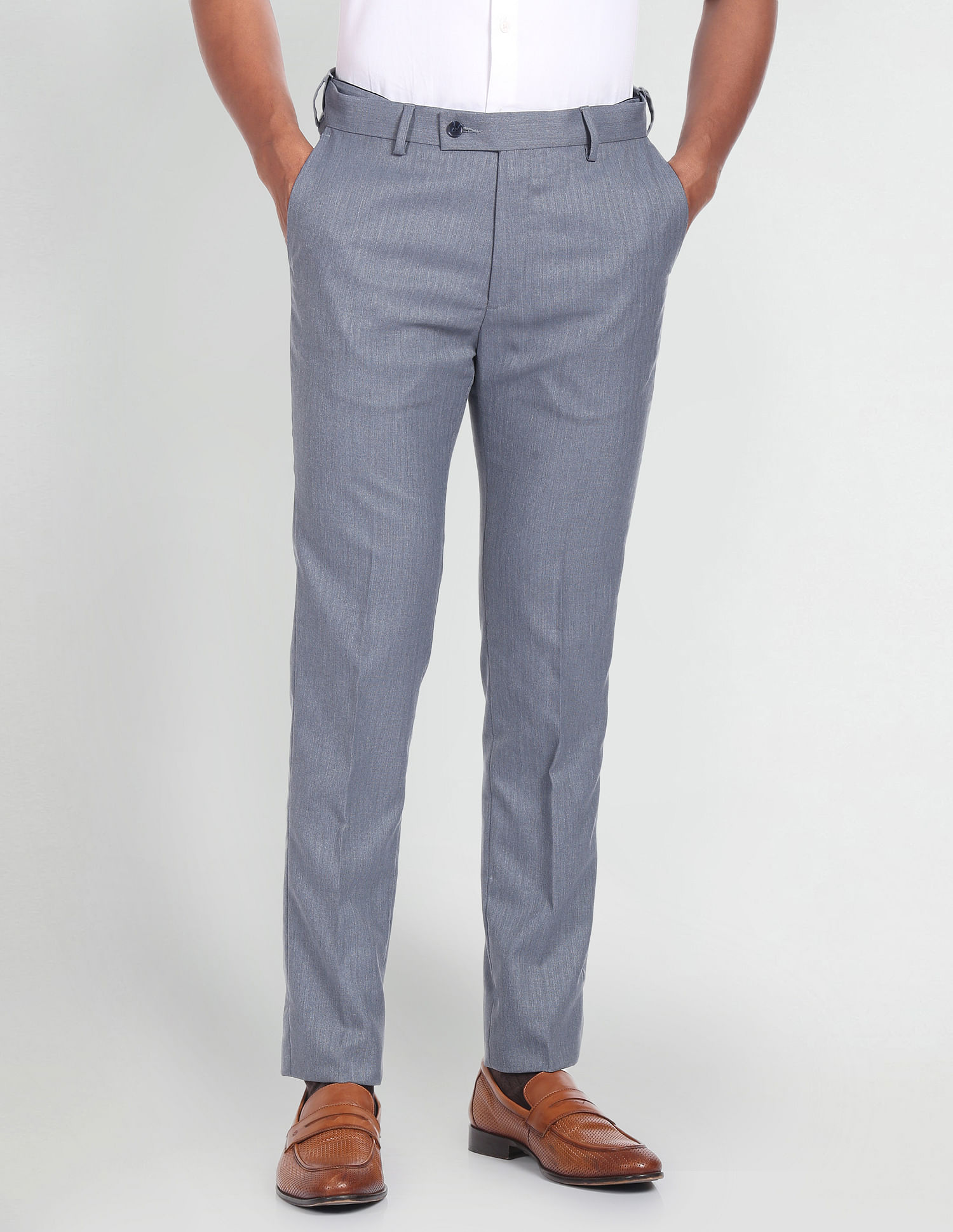 Arrow Vertical Stripe Twill Trousers