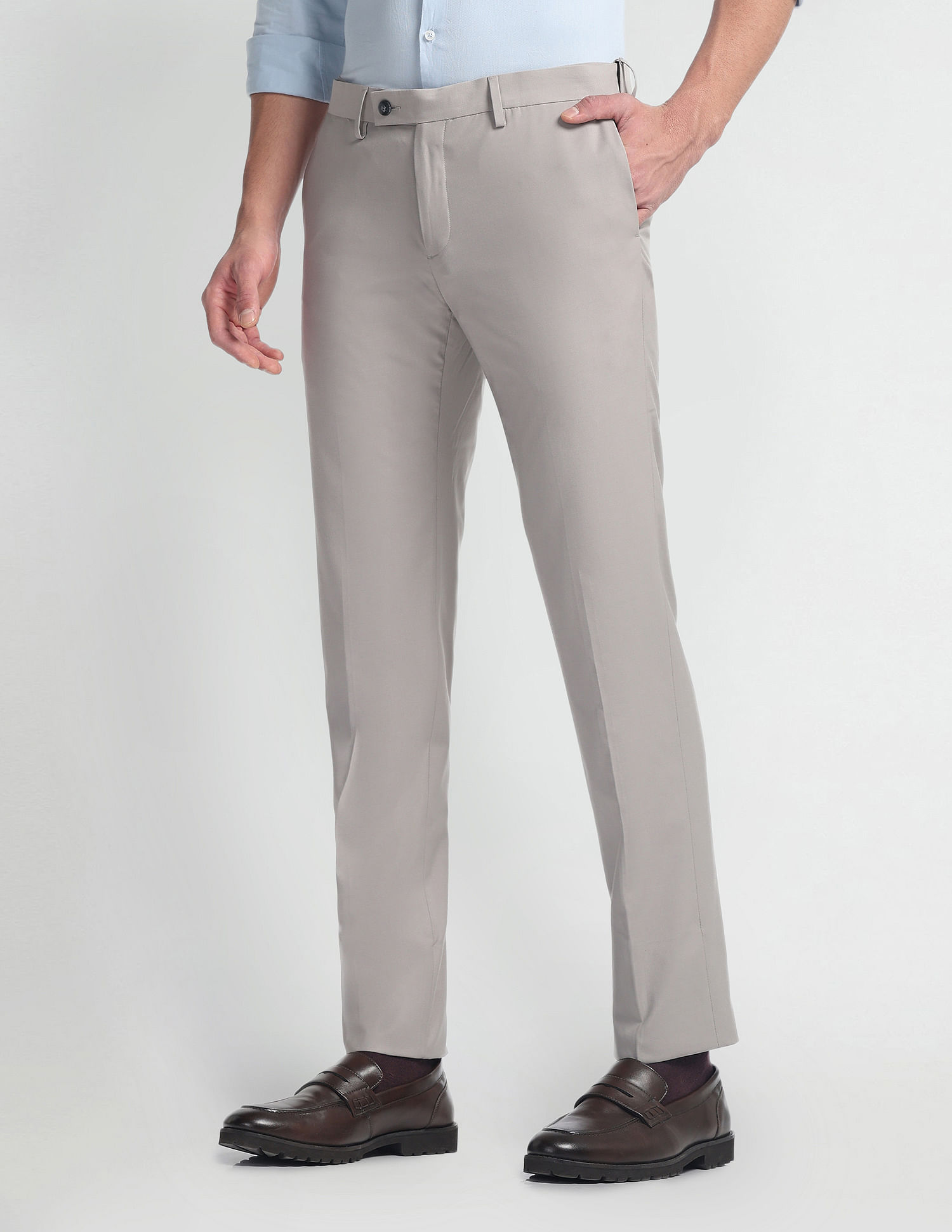 Arrow Autoflex Slim Fit Trousers