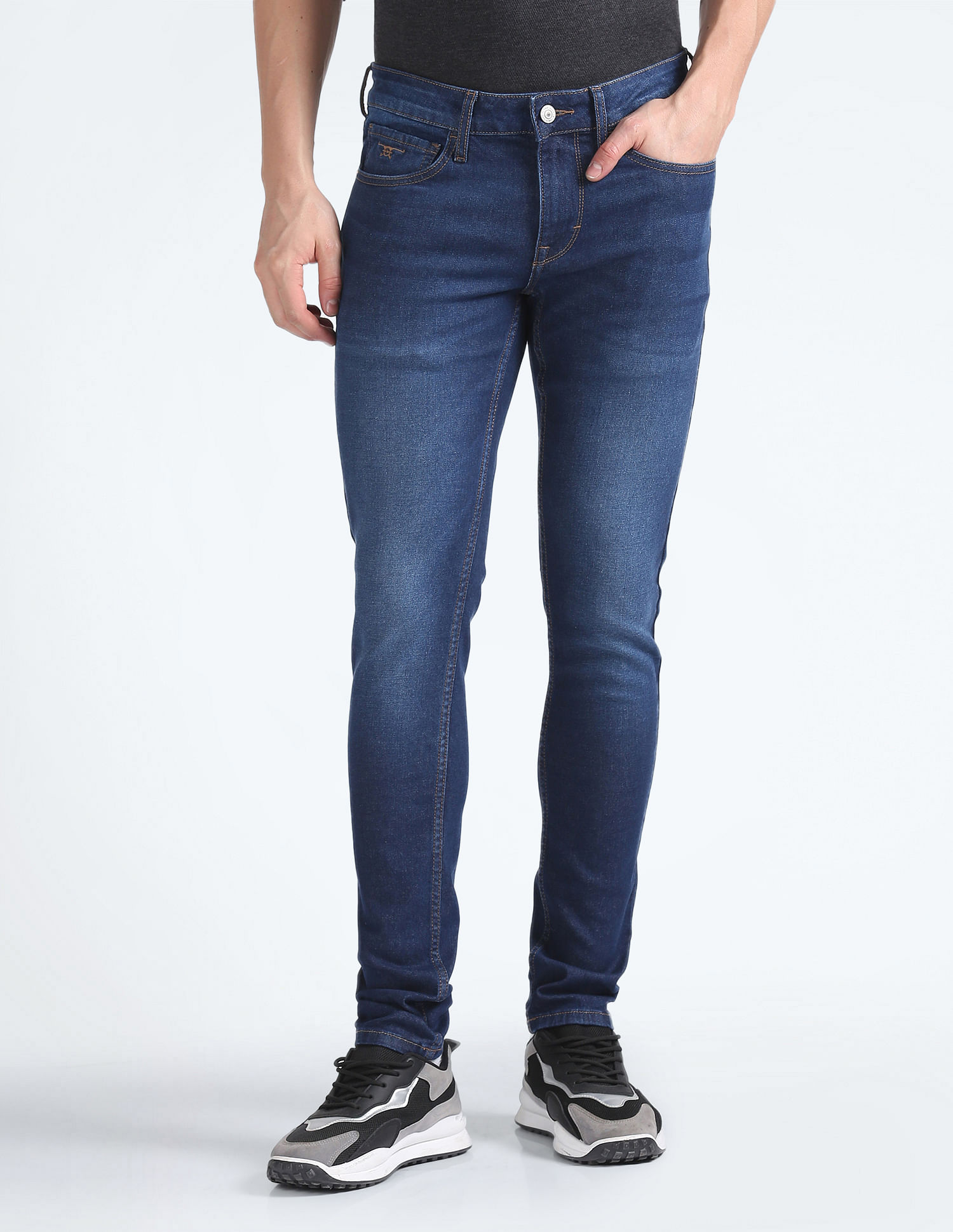 Flying Machine Jackson Skinny Fit Stone Wash Jeans