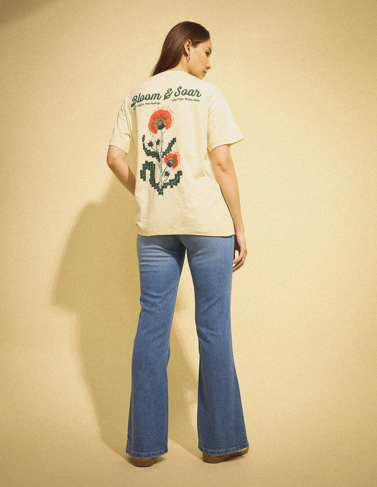 Flying Machine Women K-Street X Flared Fit Vintage Jeans