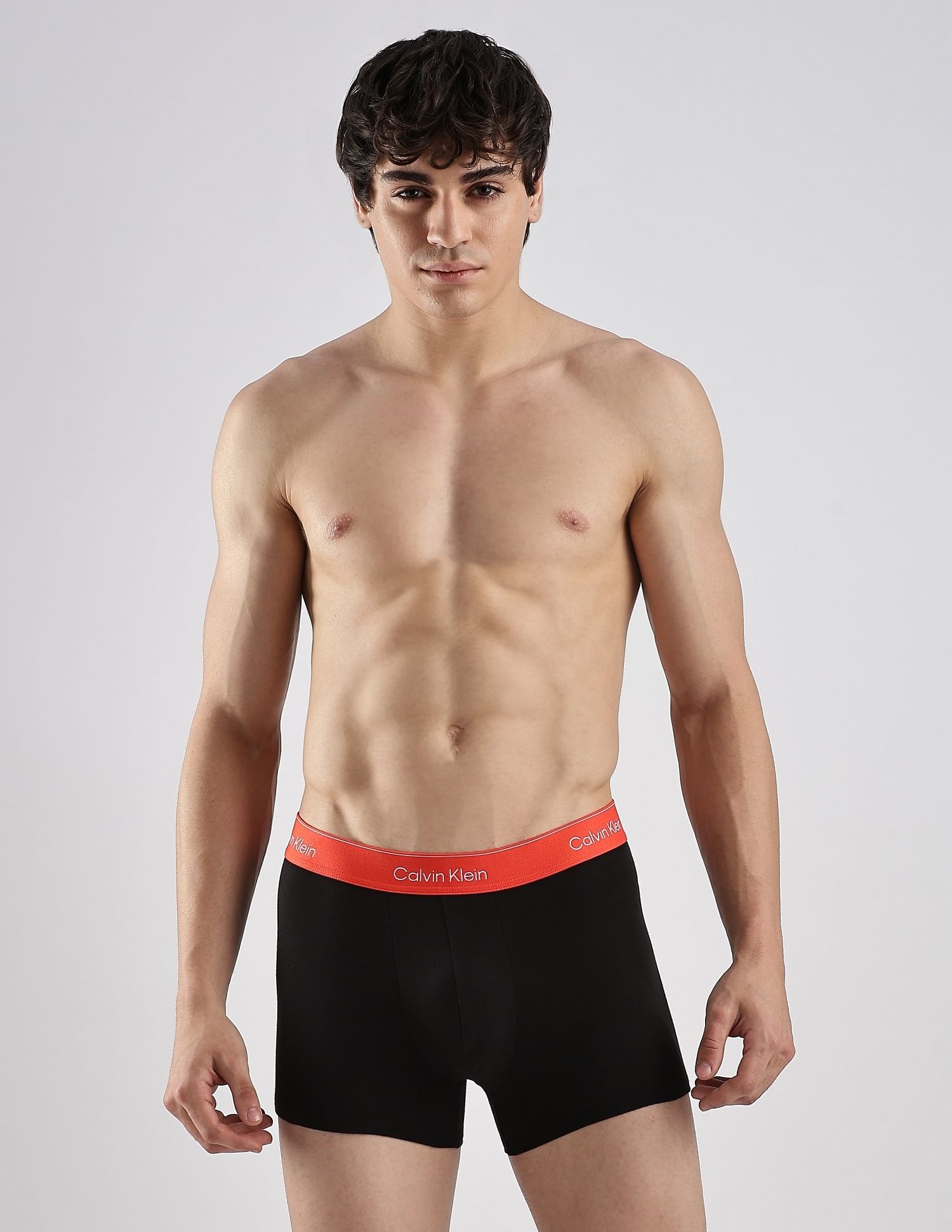 Calvin Klein Underwear Low Rise Solid Multi Trunks - Pack Of 3