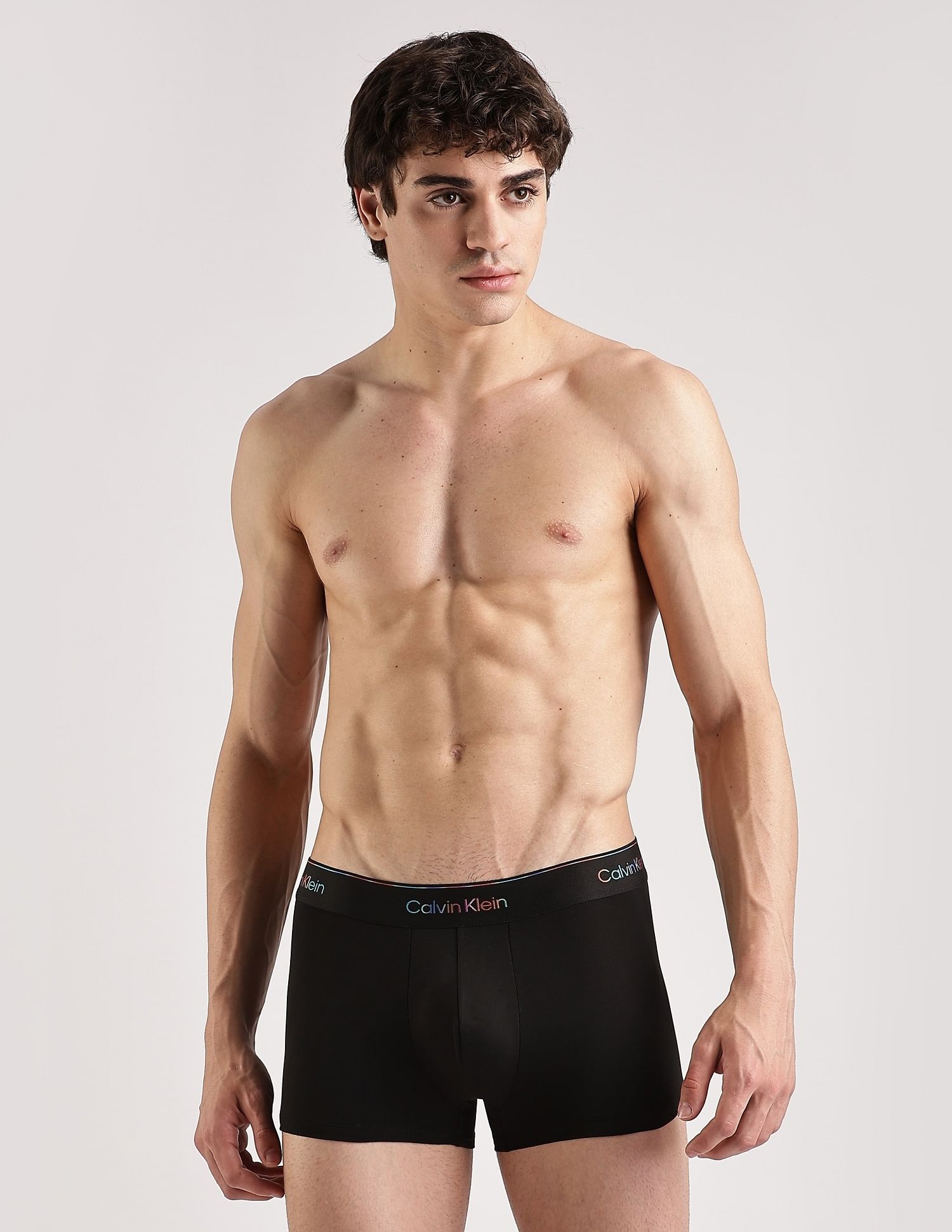 Calvin Klein Underwear Solid Black Low Rise Trunks