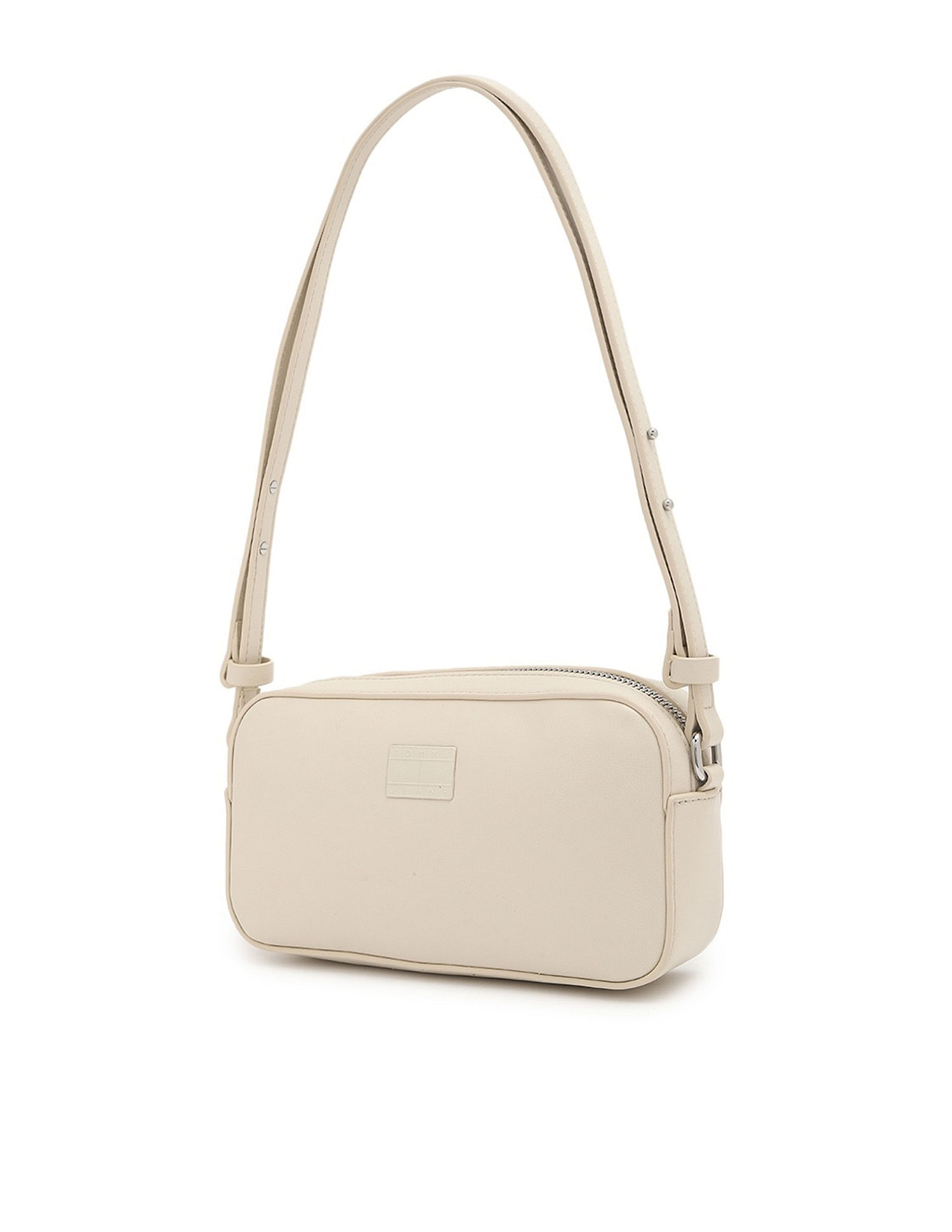 Tommy Hilfiger Solid Beige Pu Sling Bag