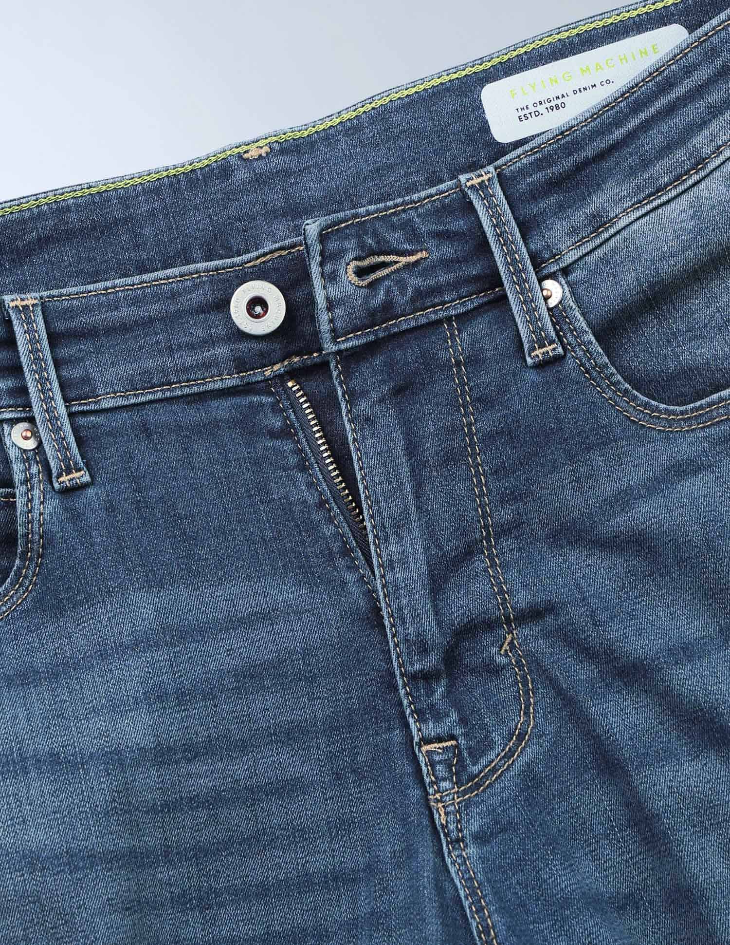 Flying Machine F-Jango Relaxed Straight Fit F-Lite Jeans