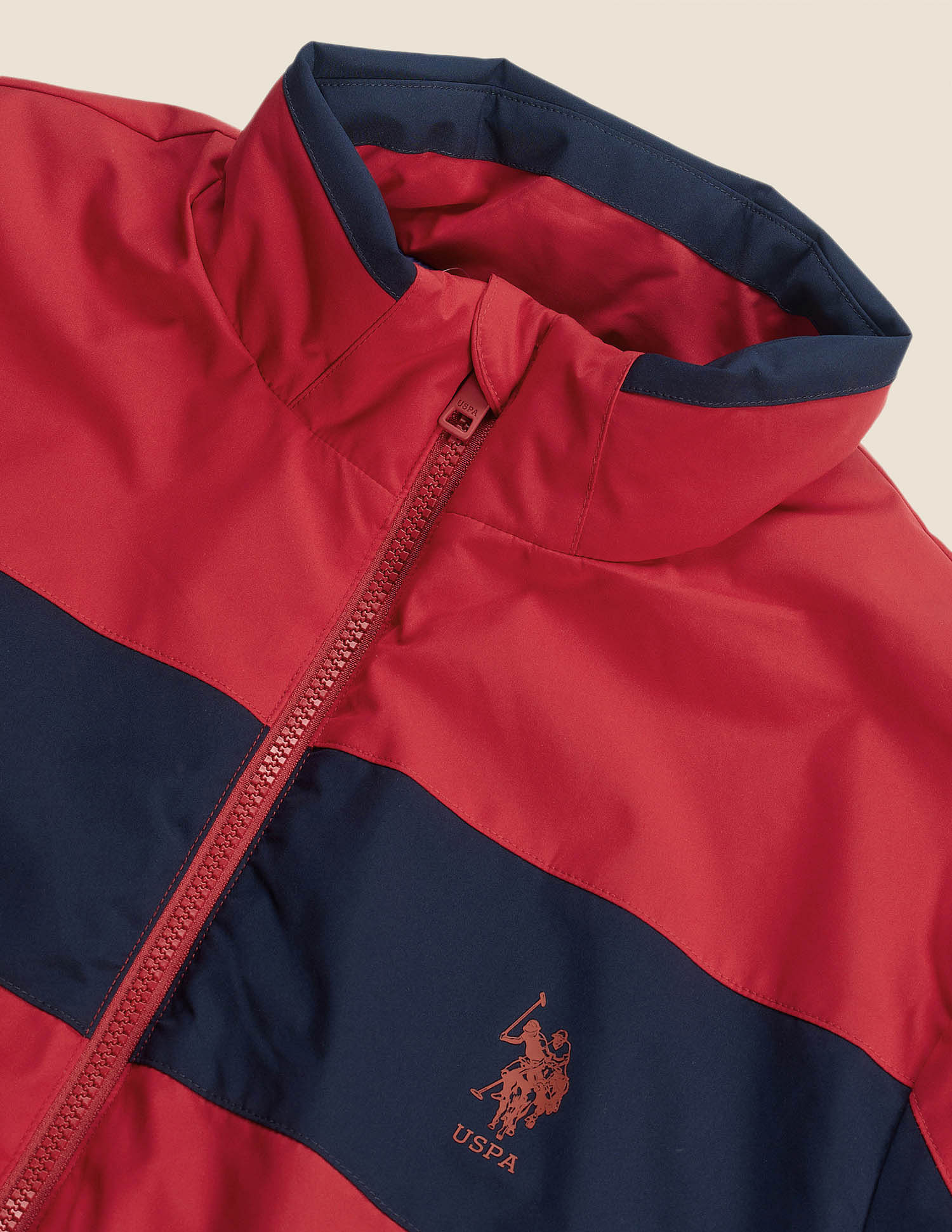 U.S. Polo Assn. Colourblocked Regular Fit Jacket